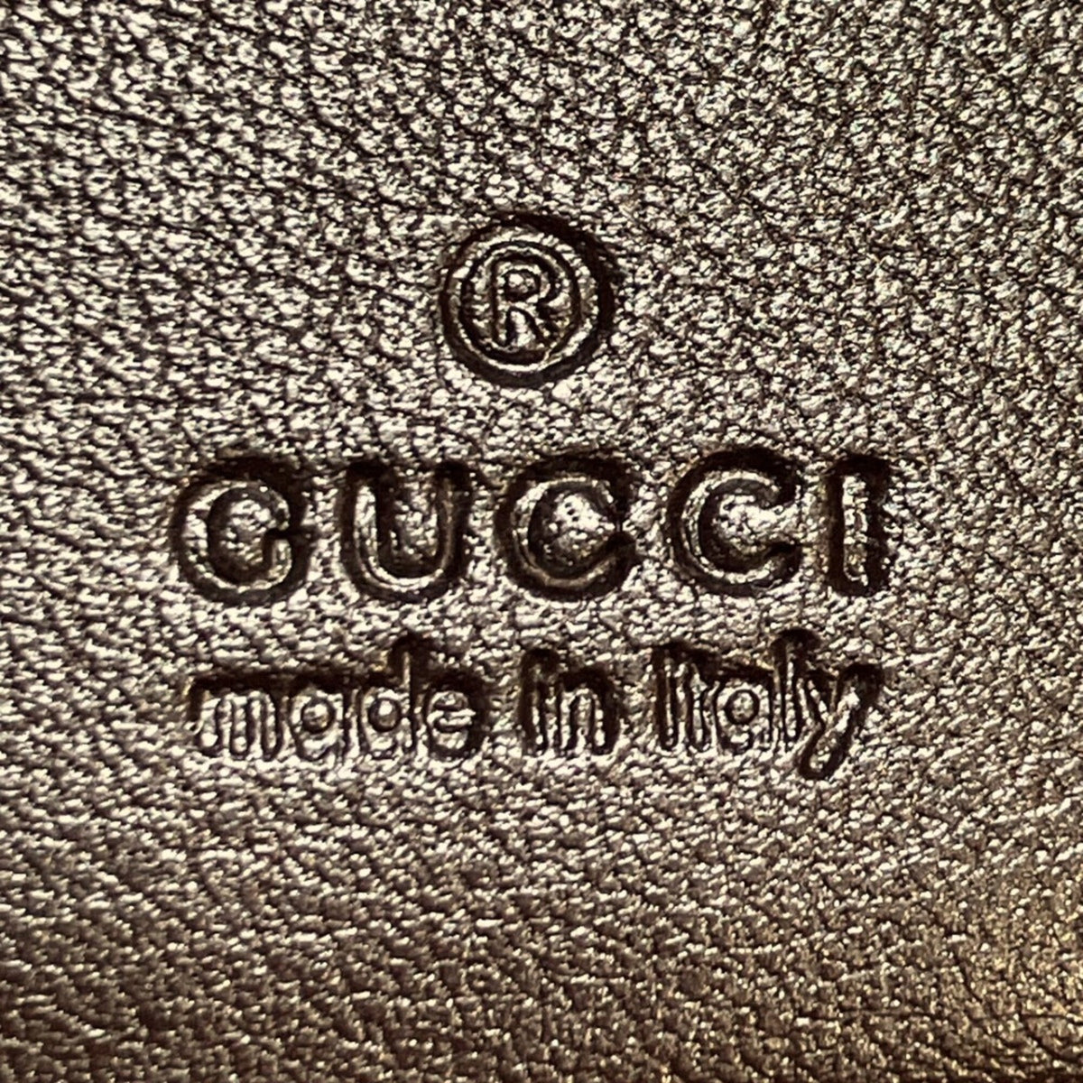Gucci Brown Nylon Polyester Leather Long Wallet (Bi-Fold) (Pre-Owned)
