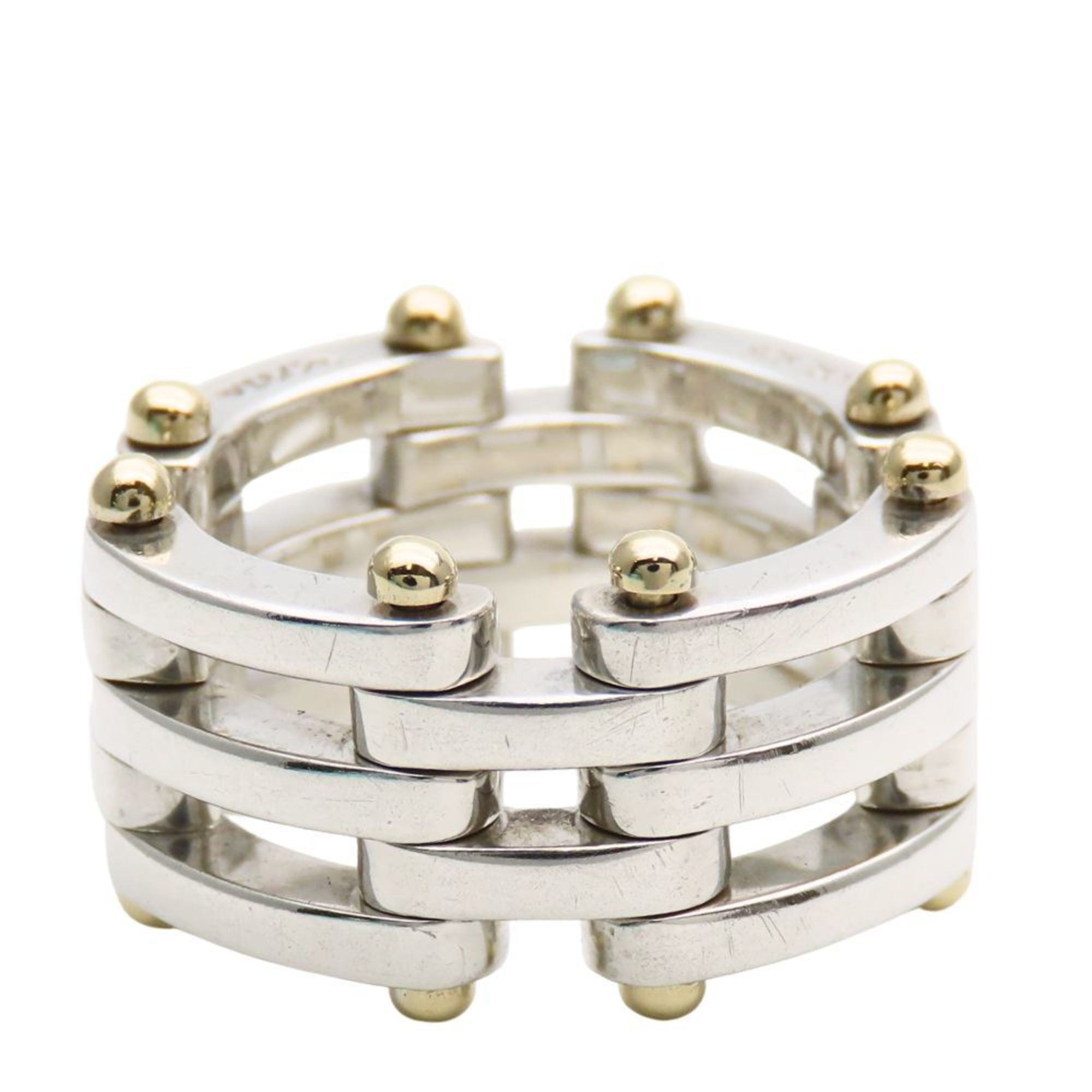Tiffany Yellow Gold (18K) Silver 925 Band Ring (Pre-Owned)