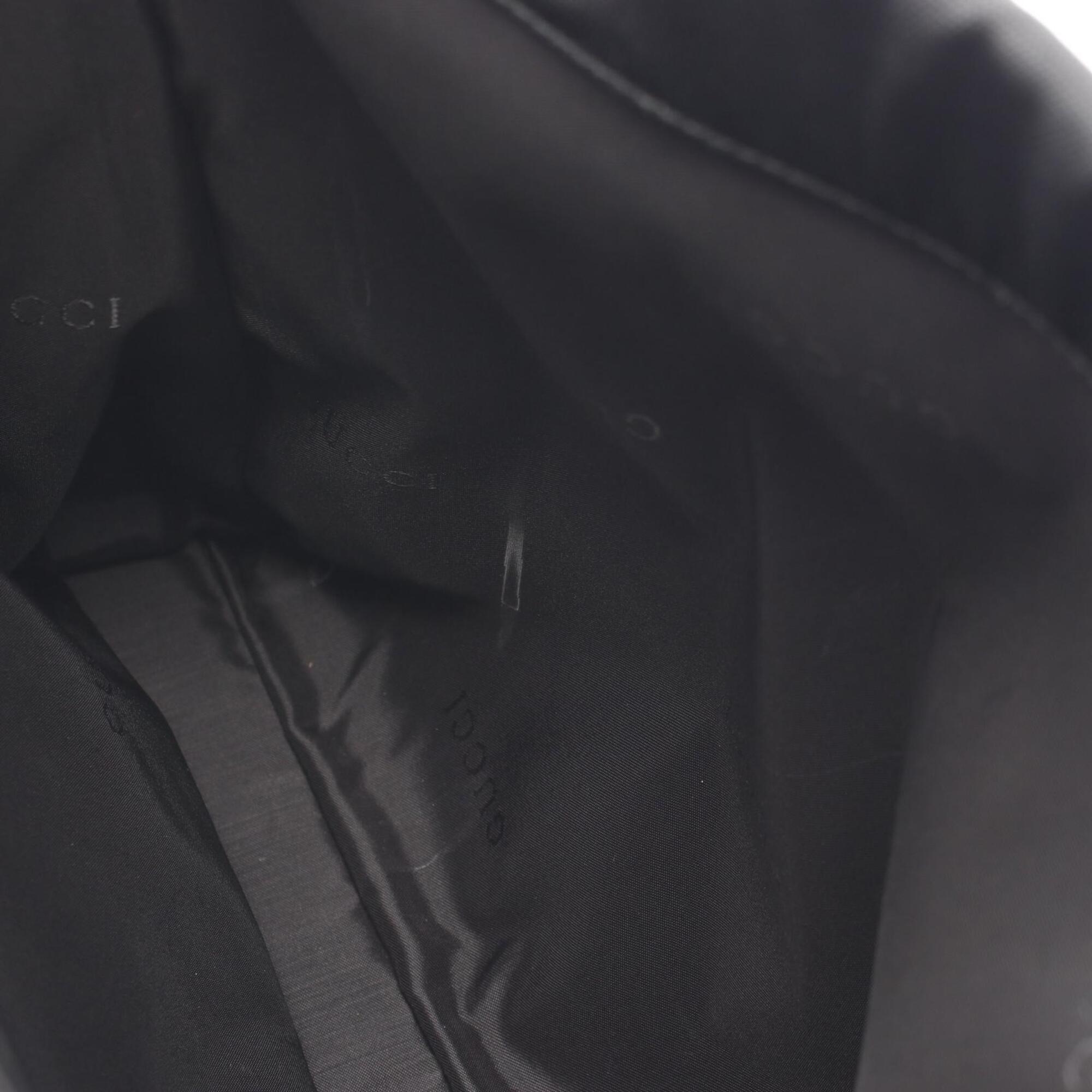 Gucci Black Nylon Handbag Tote Bag (Pre-Owned)