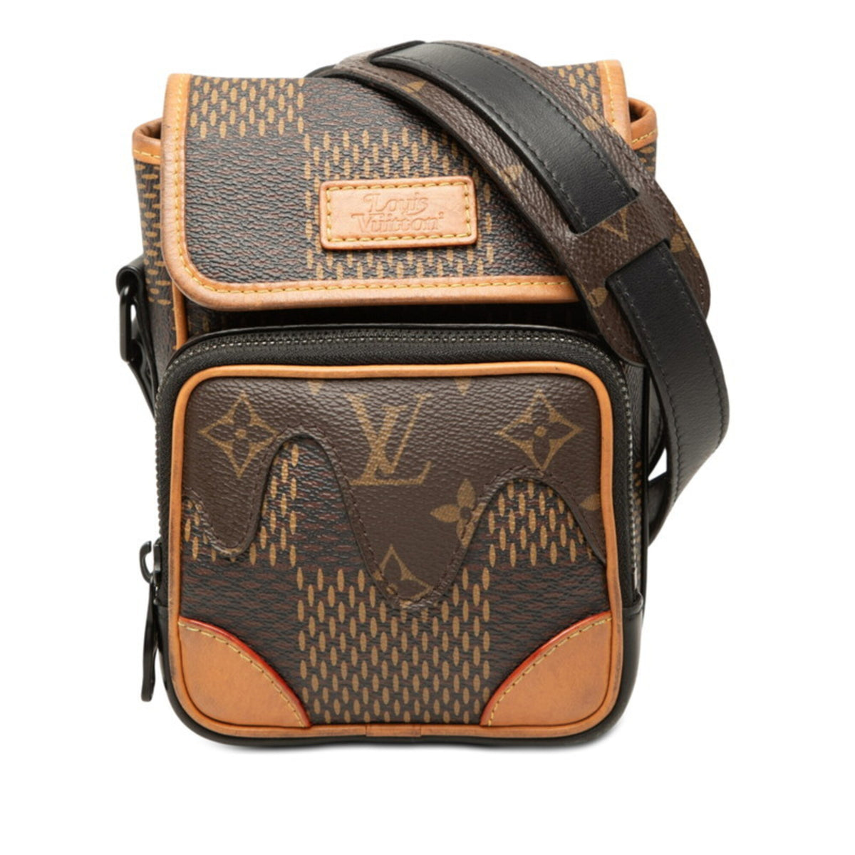 Louis Vuitton Brown Pvc Leather Shoulder Bag (Pre-Owned)