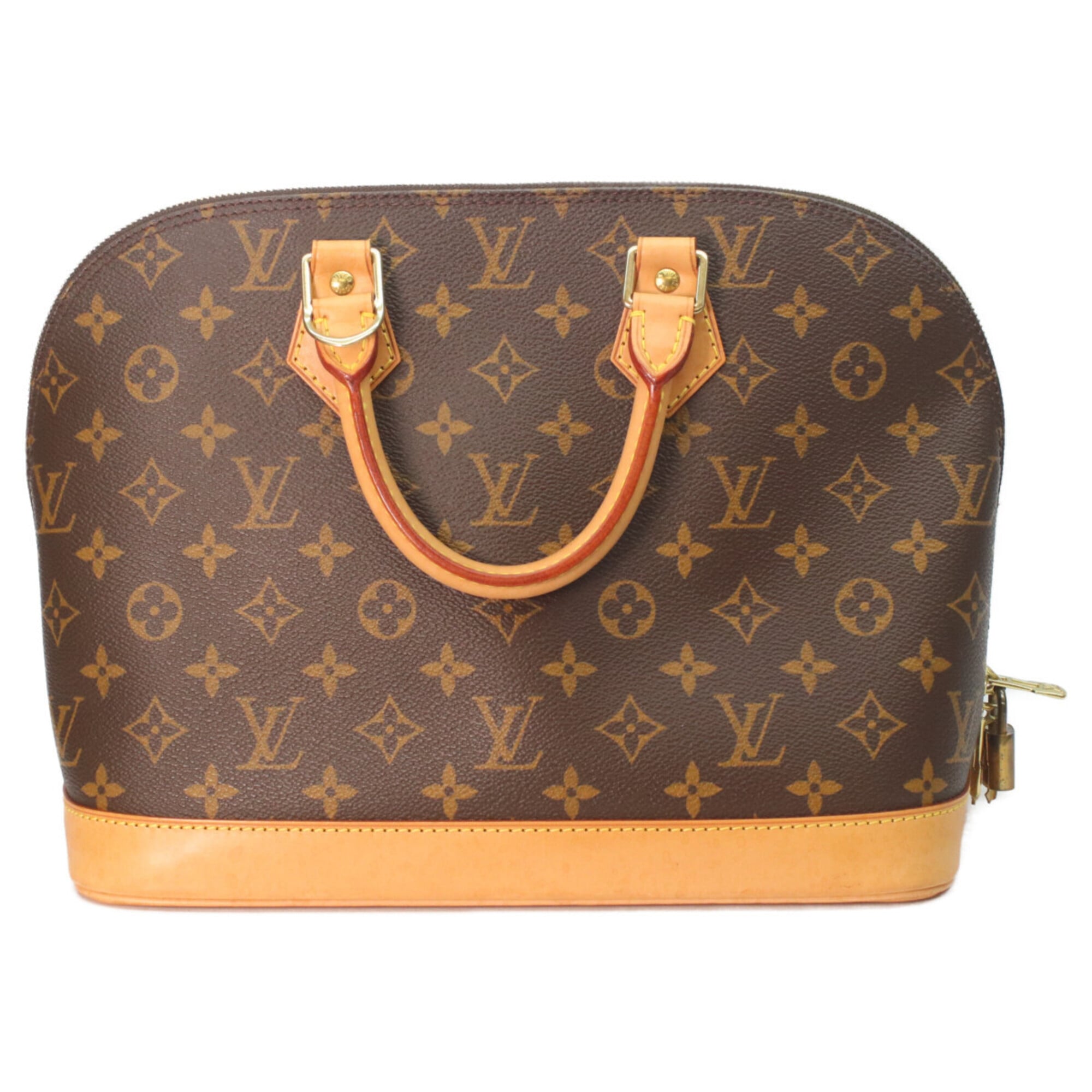 Louis Vuitton Beige Monogram Handbag (Pre-Owned)