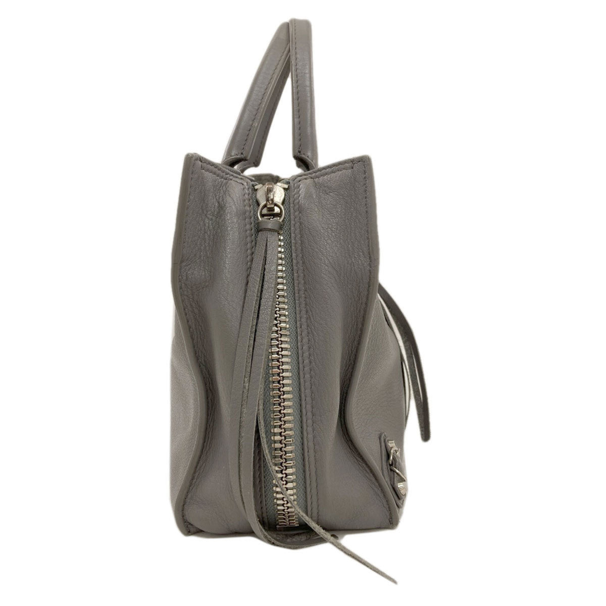 Balenciaga Gray Leather Handbag (Pre-Owned)