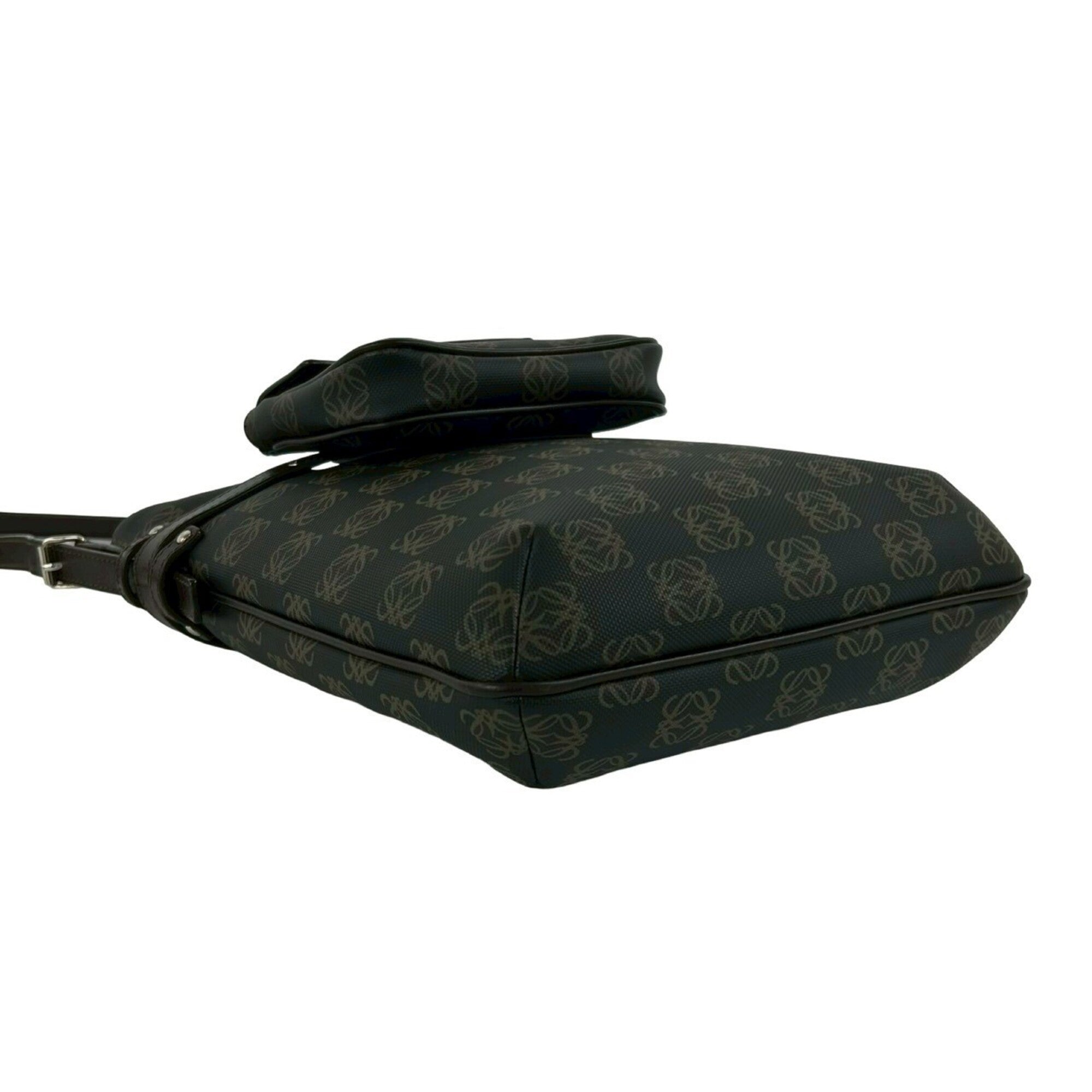 Loewe Brown Leather Pvc Pochette Shoulder Bag (Pre-Owned)