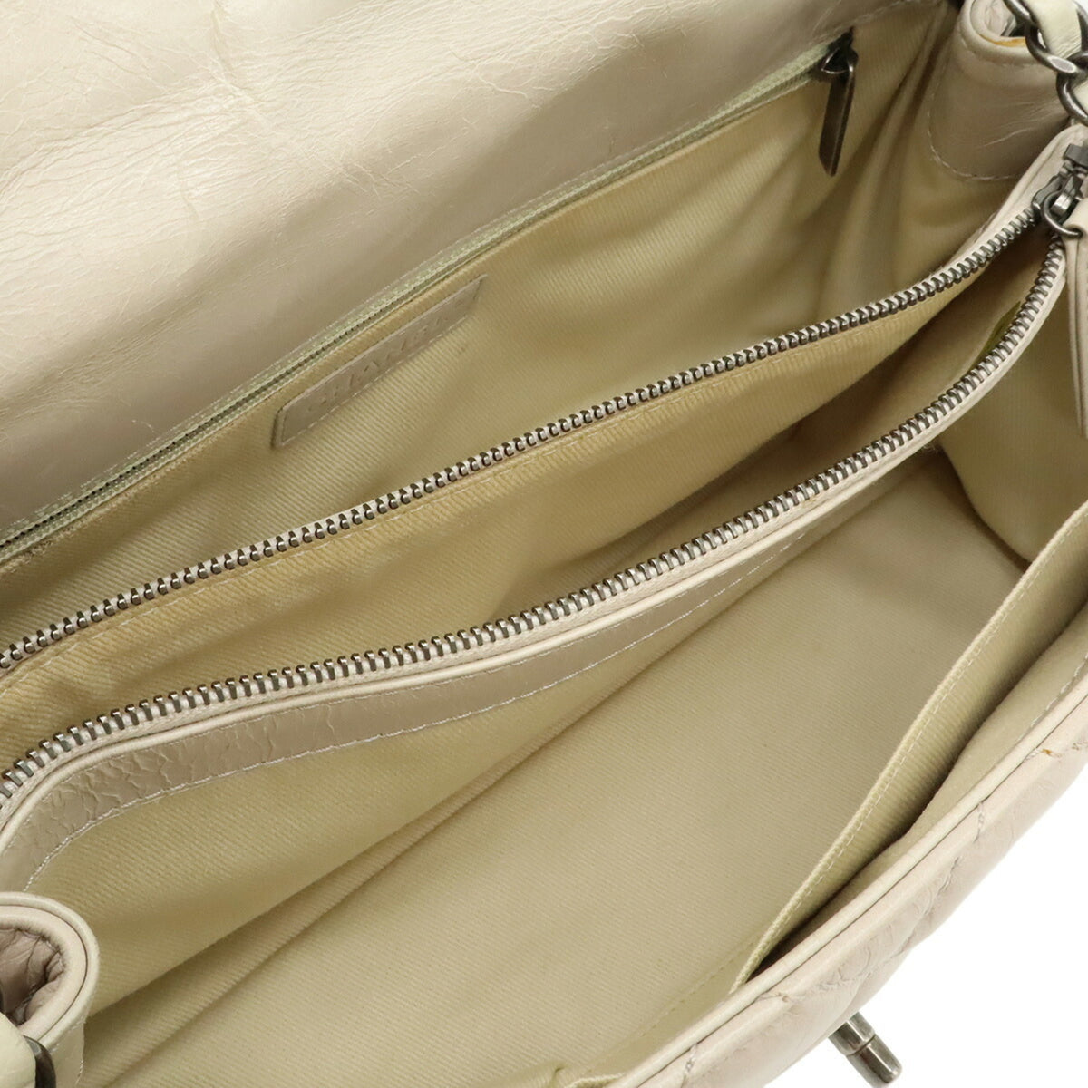 Chanel Matelasse Beige Sand Leather Shoulder Bag (Pre-Owned)