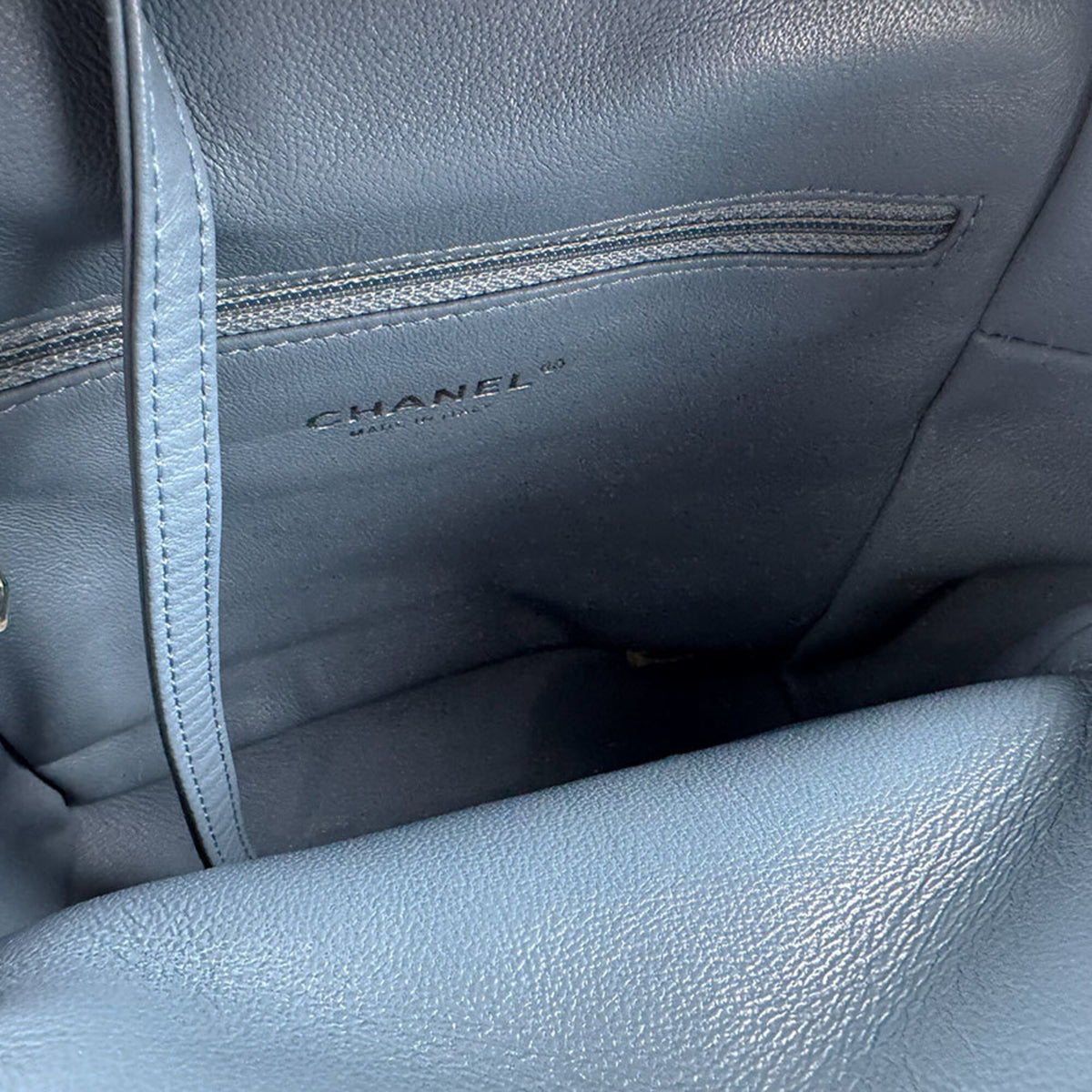 Chanel Blue Spangles Backpack (Pre-Owned)
