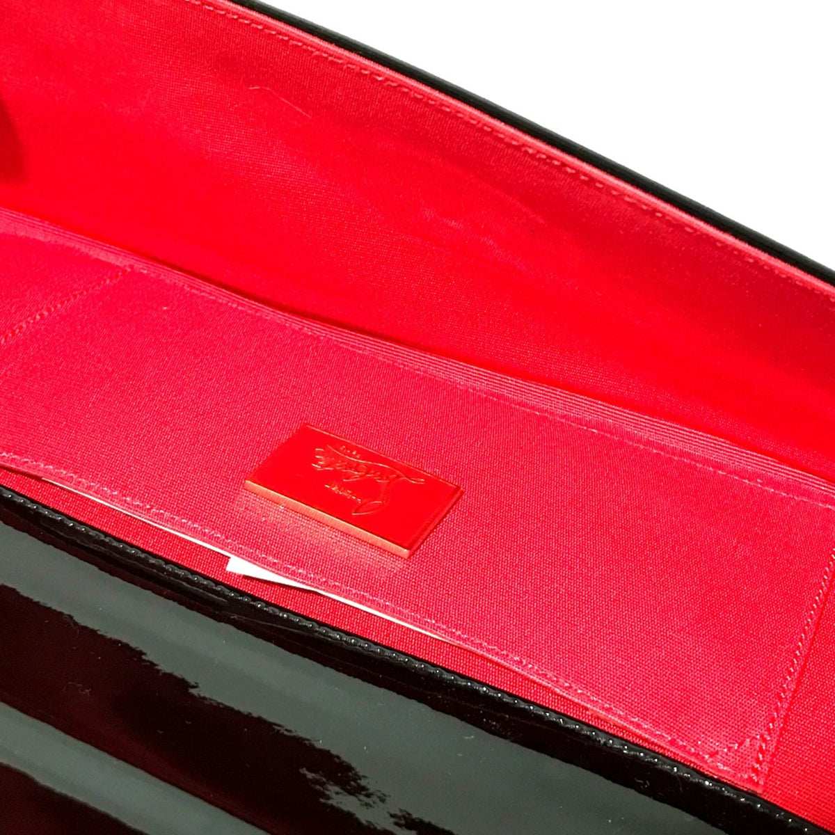 Christian Louboutin Black Leather Clutch Bag (Pre-Owned)