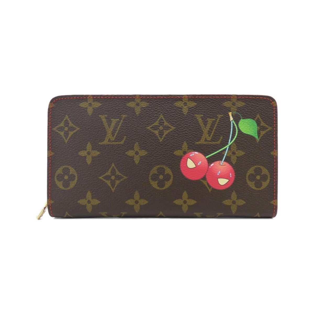 Louis Vuitton Brown Coated Canvas Long Wallet (Bi-Fold) (Pre-Owned)