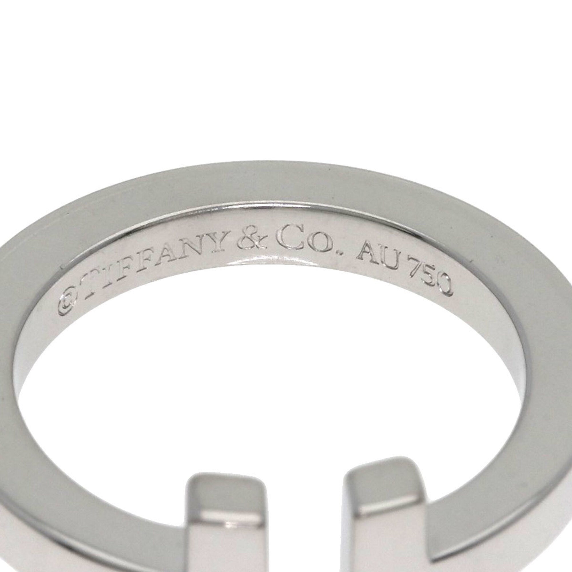 Tiffany White Gold (18K) Band Ring (Pre-Owned)