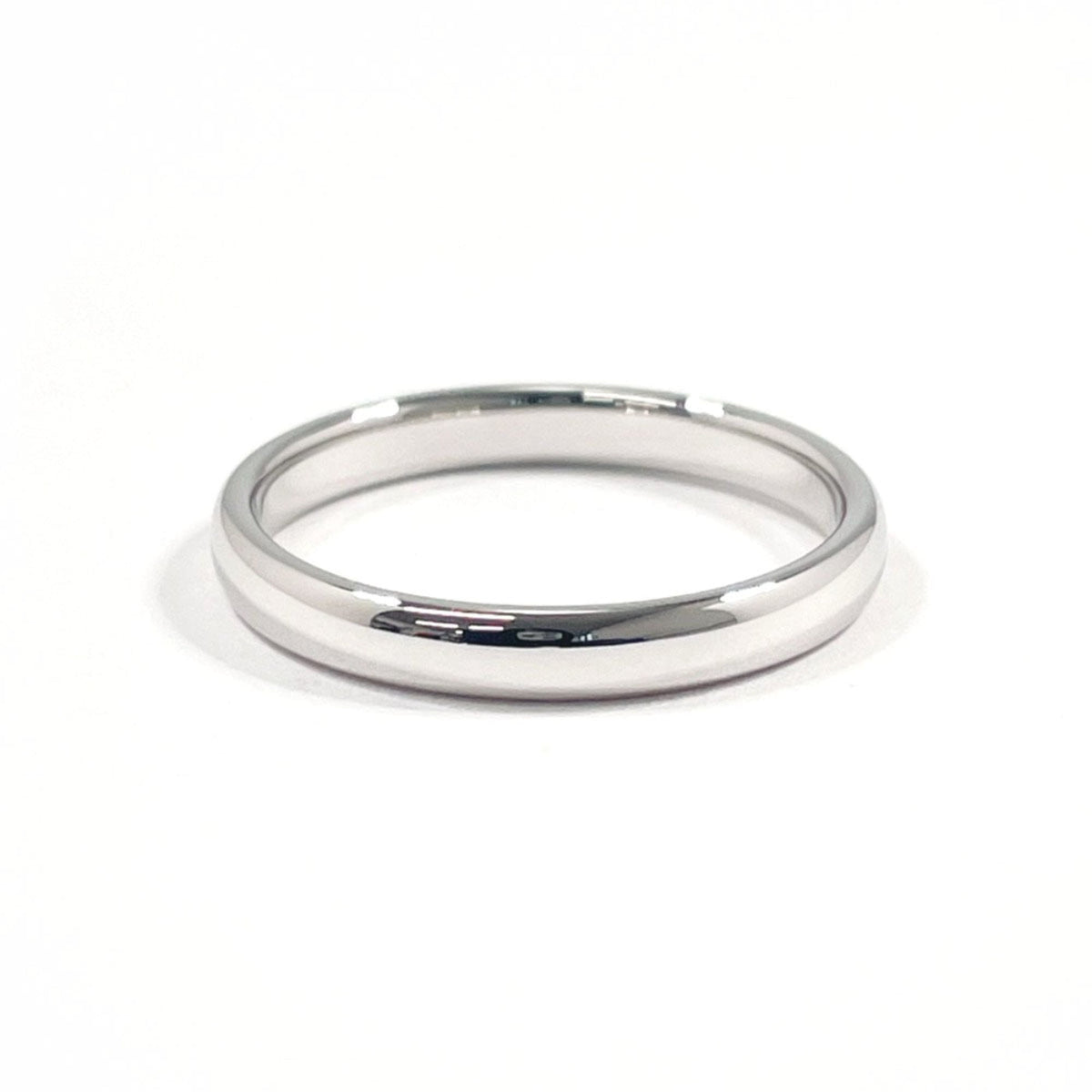 Tiffany Silver Platinum 950 Band Ring (Pre-Owned)