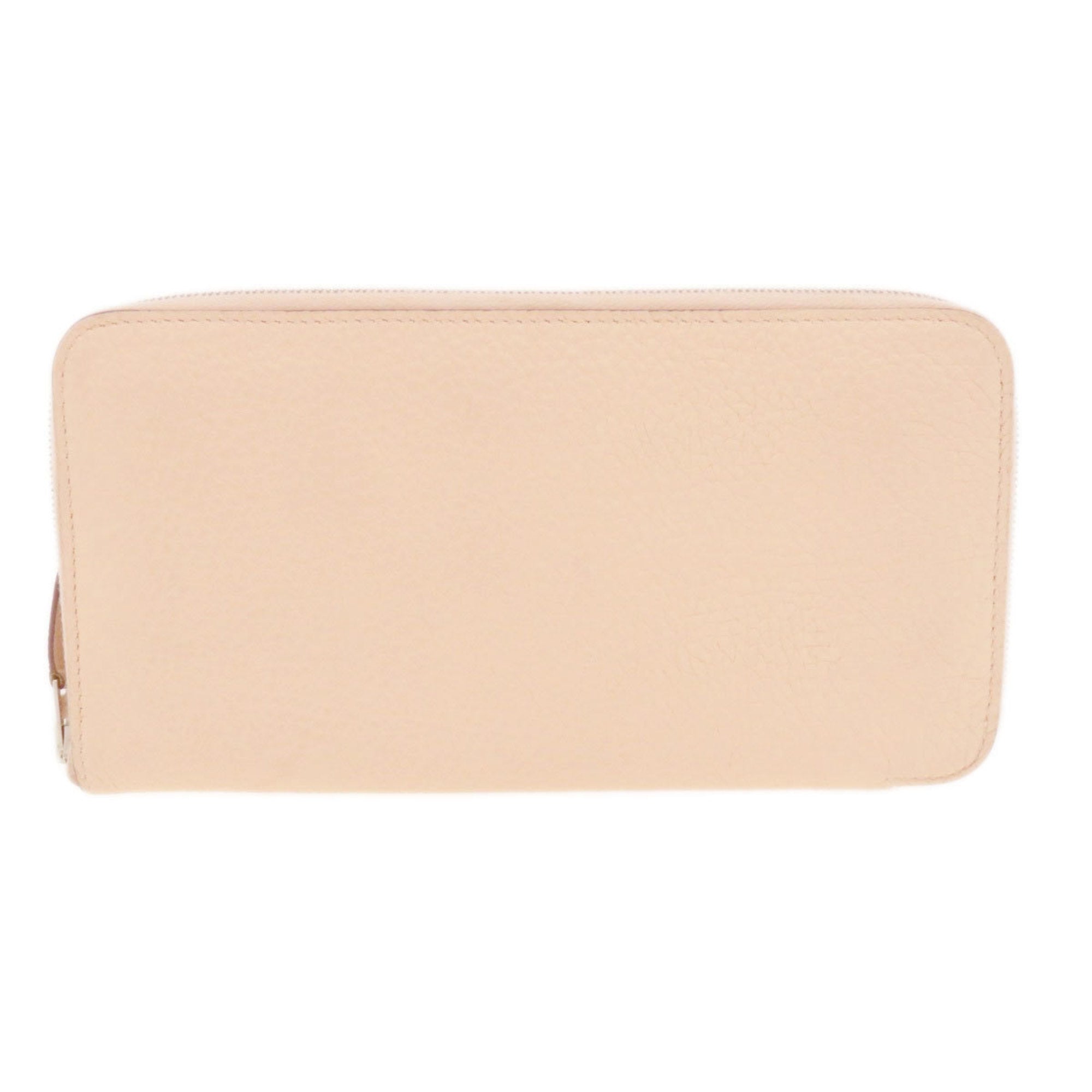 Hermes Pink Togo Leather Long Wallet (Bi-Fold) (Pre-Owned)