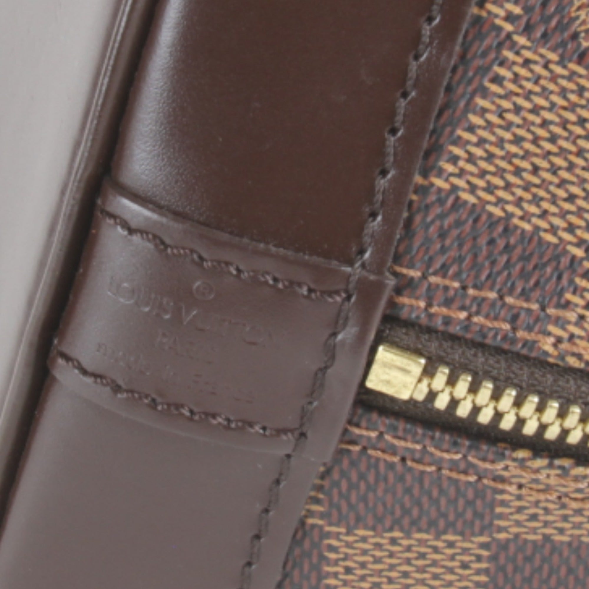Louis Vuitton Brown Damier Canvas Handbag (Pre-Owned)