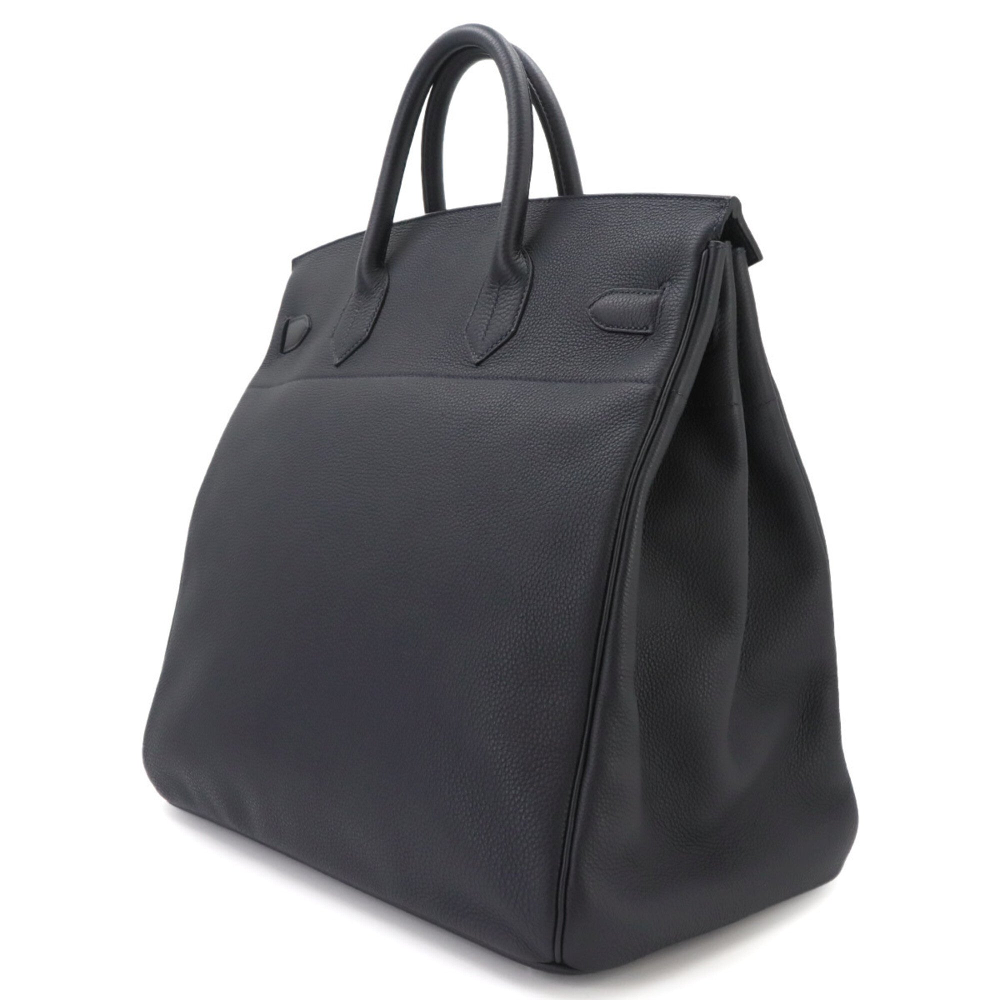 Hermes Black Togo Leather Handbag (Pre-Owned)