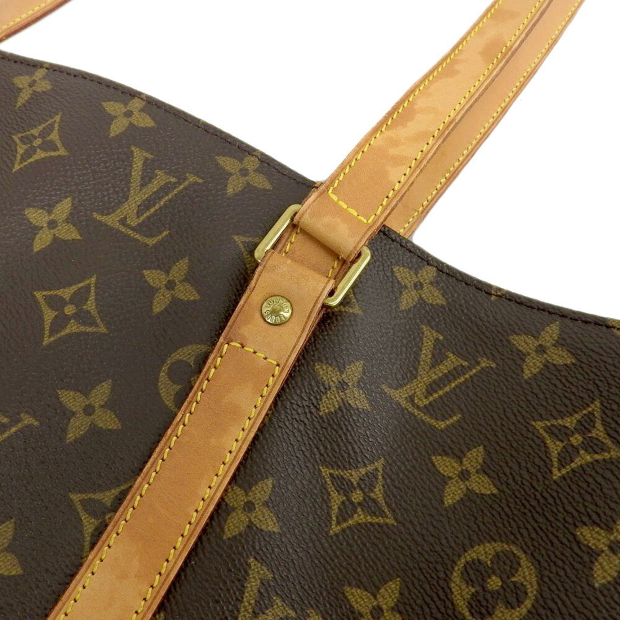 Louis Vuitton Brown Monogram Pvc Leather Shoulder Bag Tote Bag (Pre-Owned)
