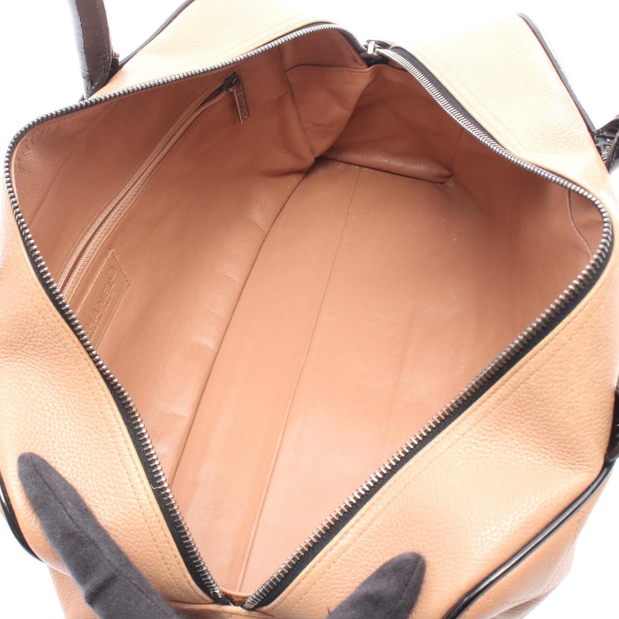 Chanel Black Pink Grained Calfskin Handbag Tote Bag (Pre-Owned)