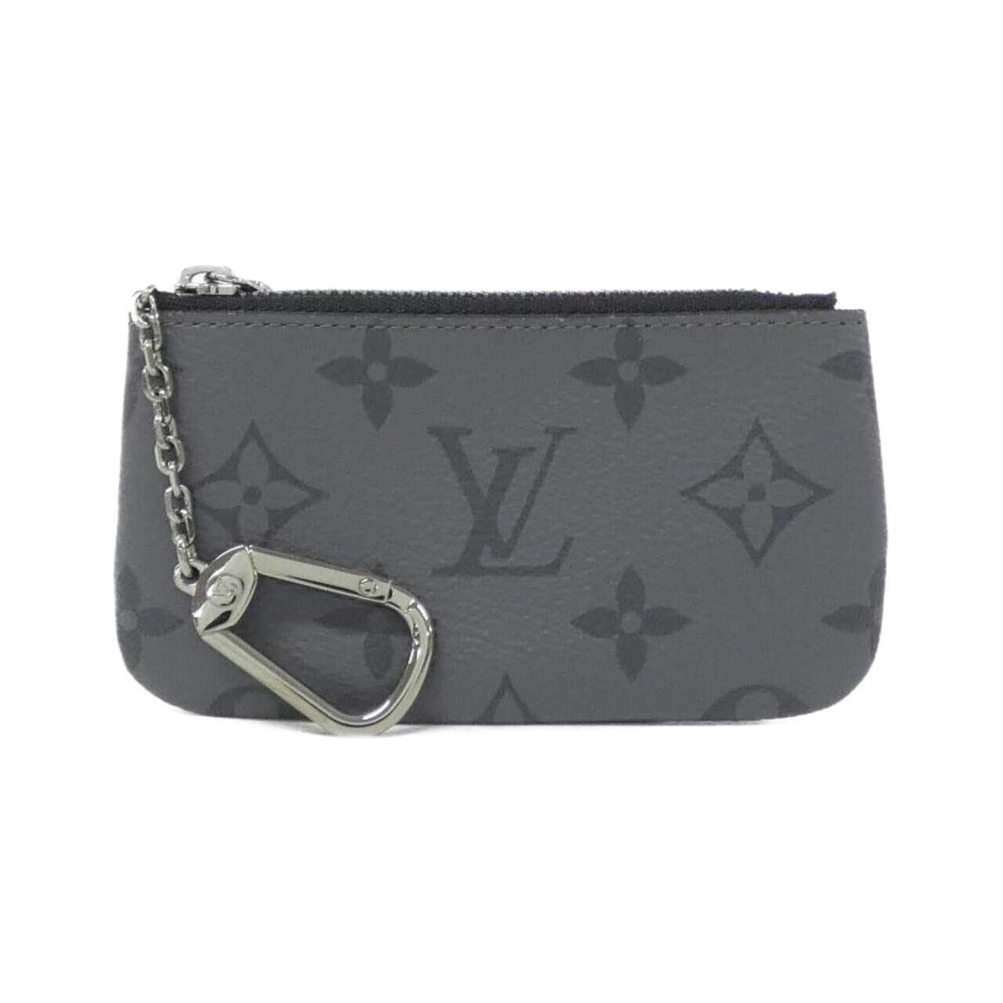 Louis Vuitton Black Gris Coated Canvas Coin Purse/Coin Case (Pre-Owned)
