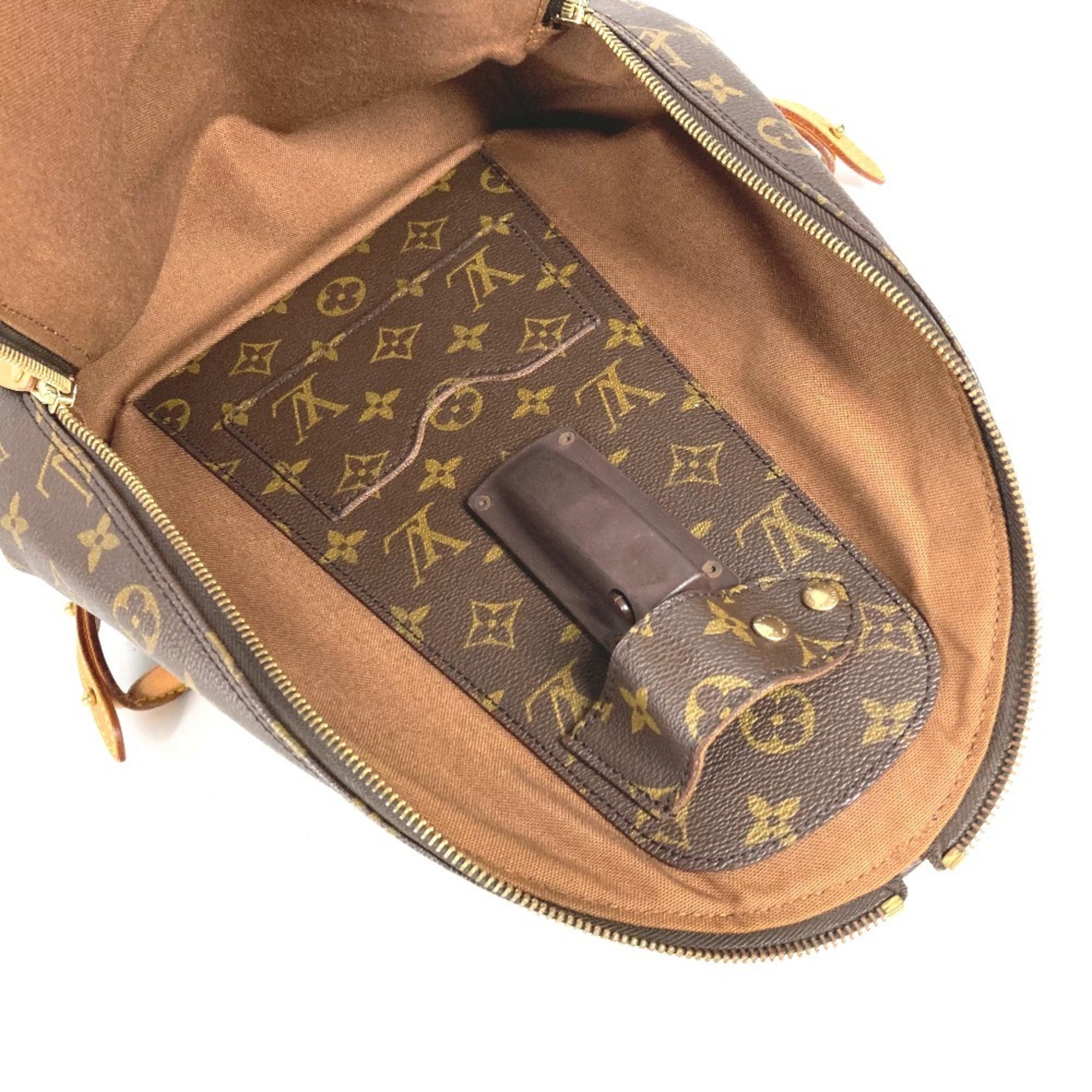 Louis Vuitton Brown Monogram Canvas Backpack (Pre-Owned)