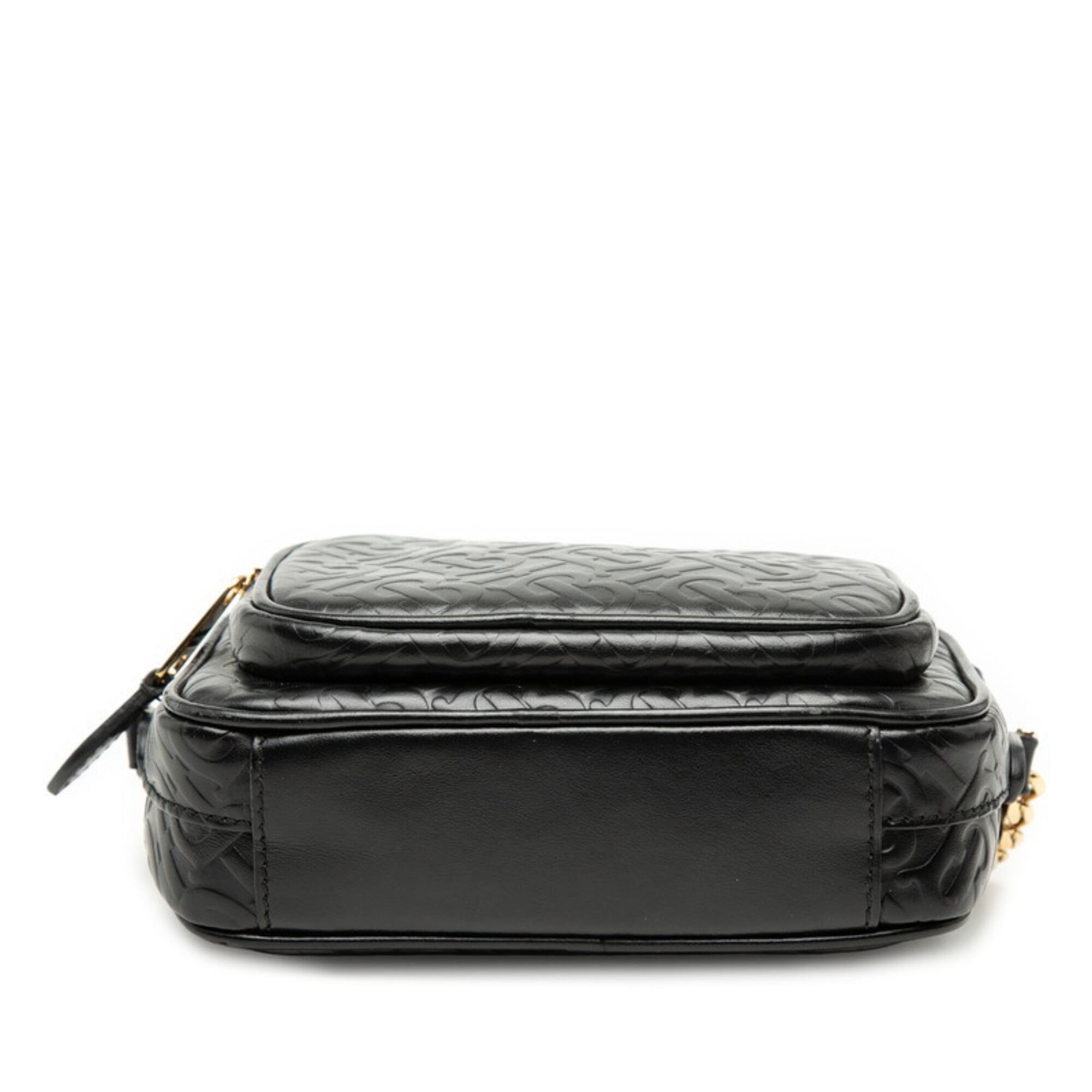 Burberry Black Leather Shoulder Bag (Pre-Owned)