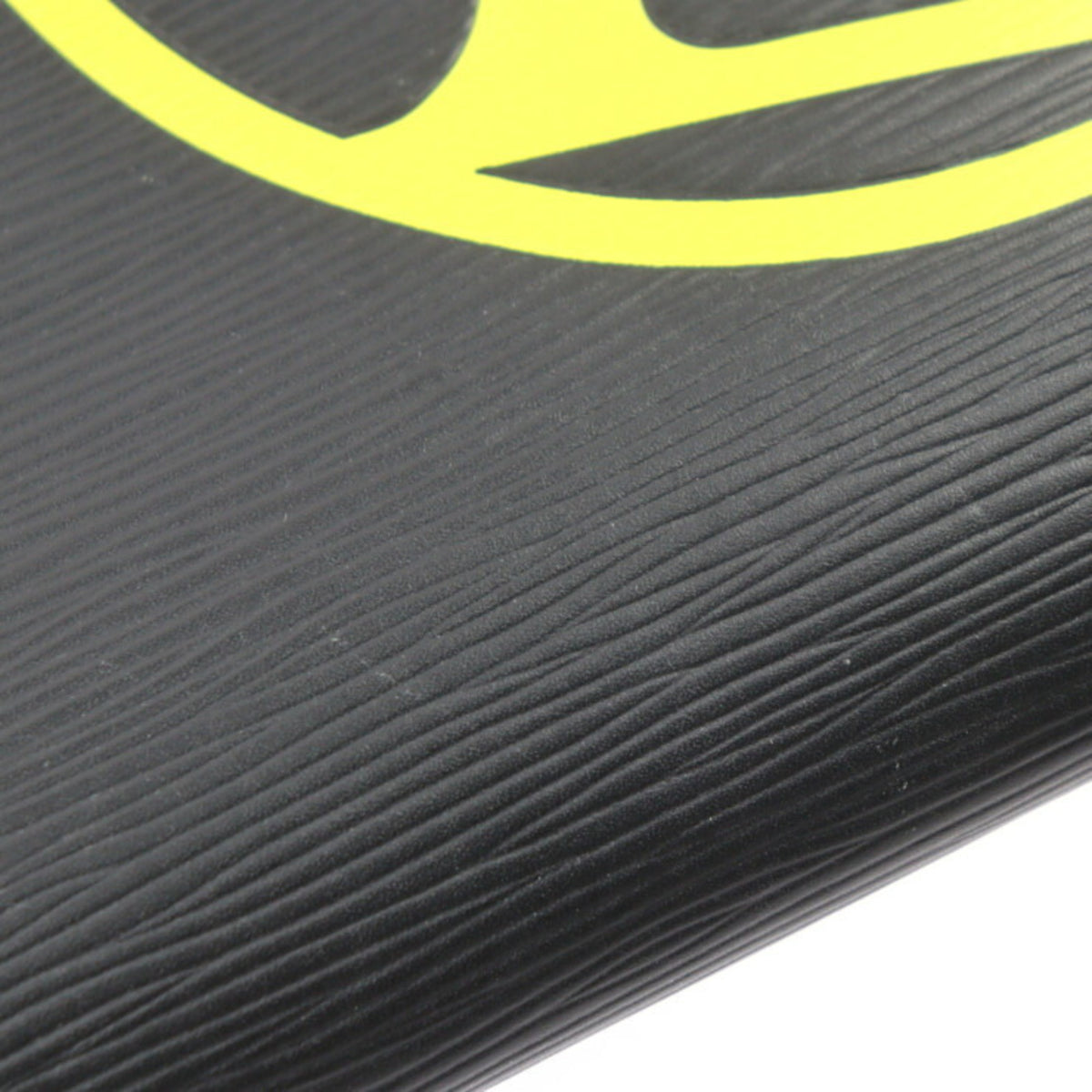 Louis Vuitton Black Yellow Epi Leather Clutch Bag Handbag Pochette Pouch (Pre-Owned)