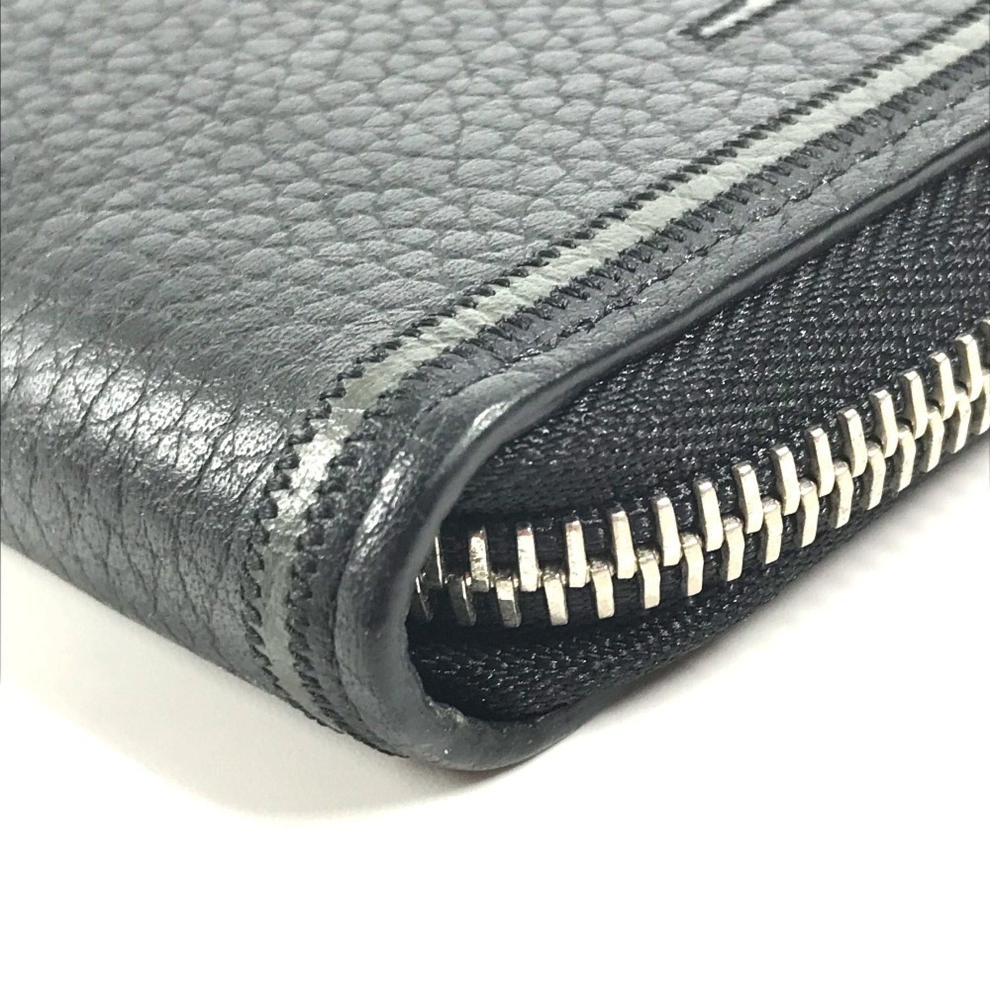 Louis Vuitton Black Noir Long Wallet (Bi-Fold) (Pre-Owned)
