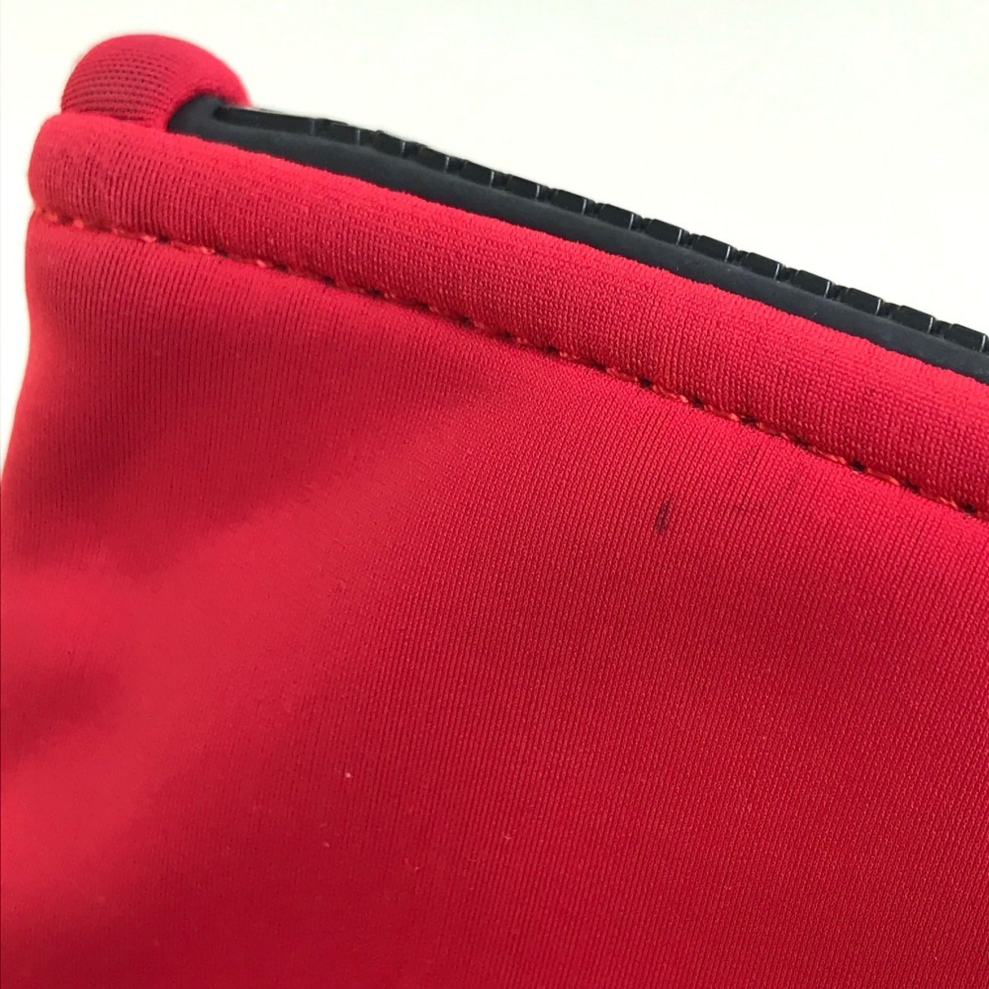 Hermes Red Color Polyamide Clutch Bag Pouch (Pre-Owned)