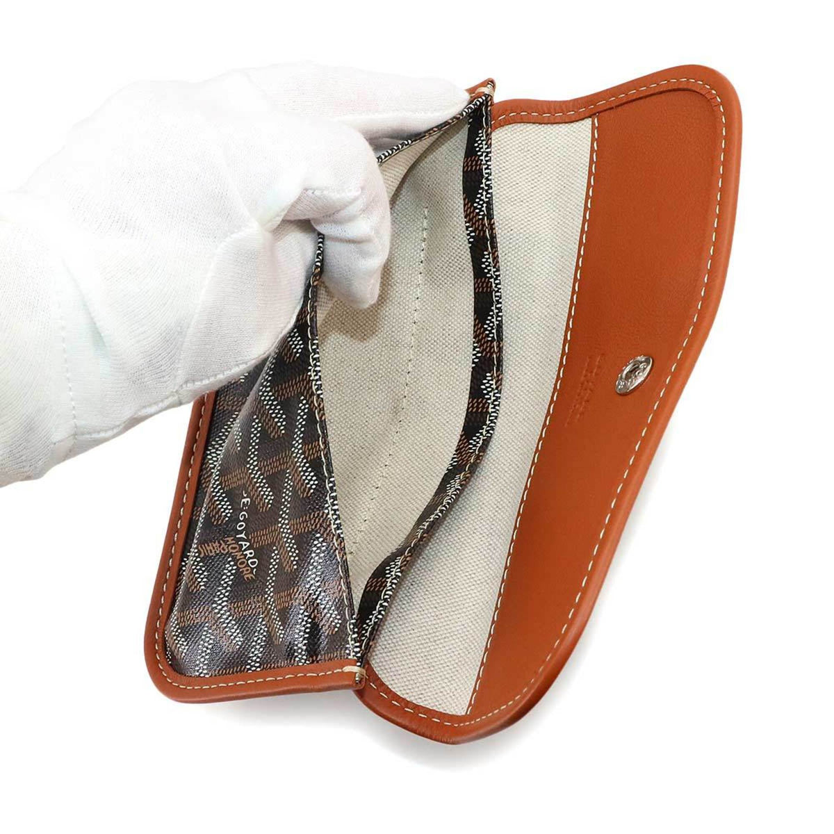Goyard Black Brown Pvc Leather Handbag Tote Bag (Pre-Owned)