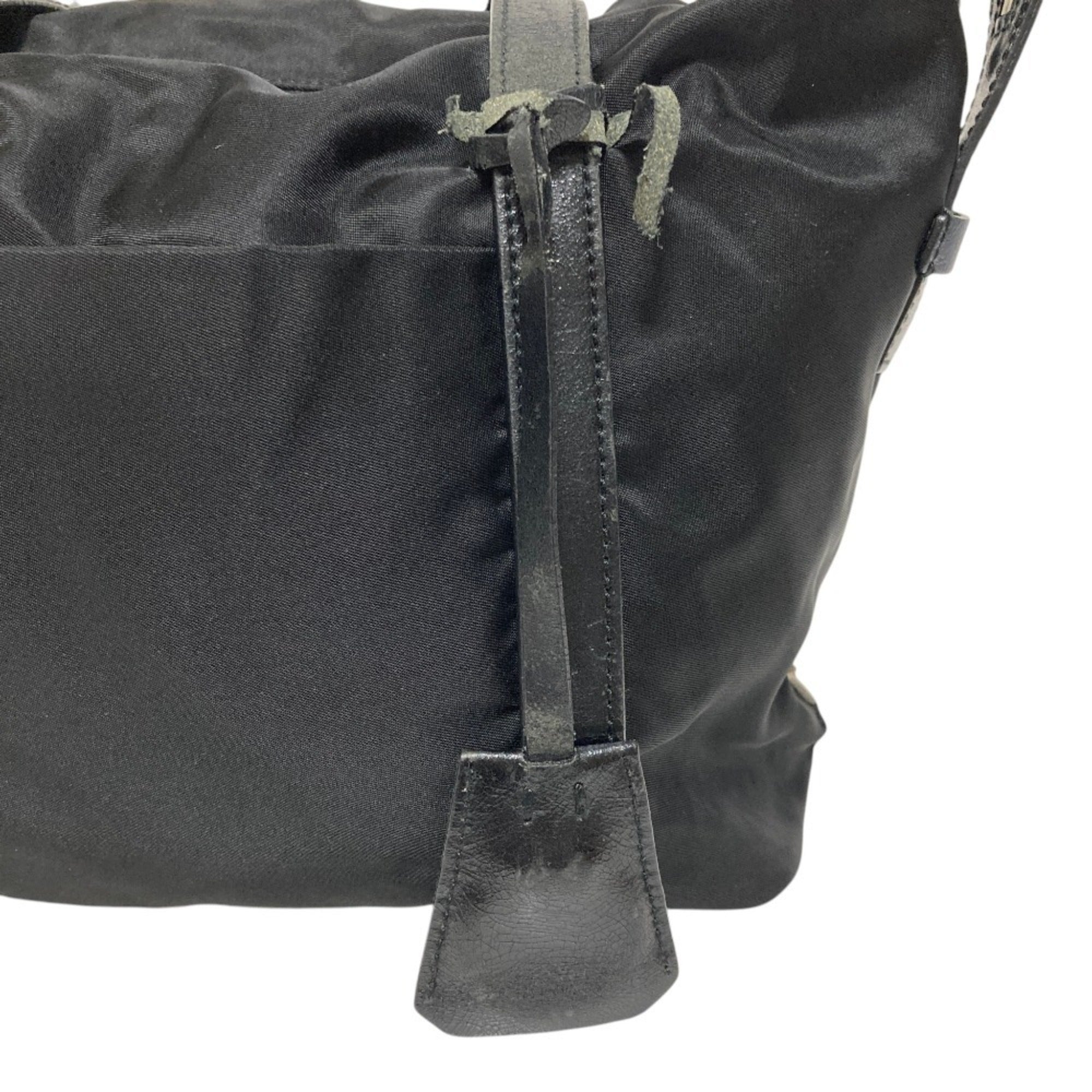 Prada Black Nylon Tote Bag (Pre-Owned)