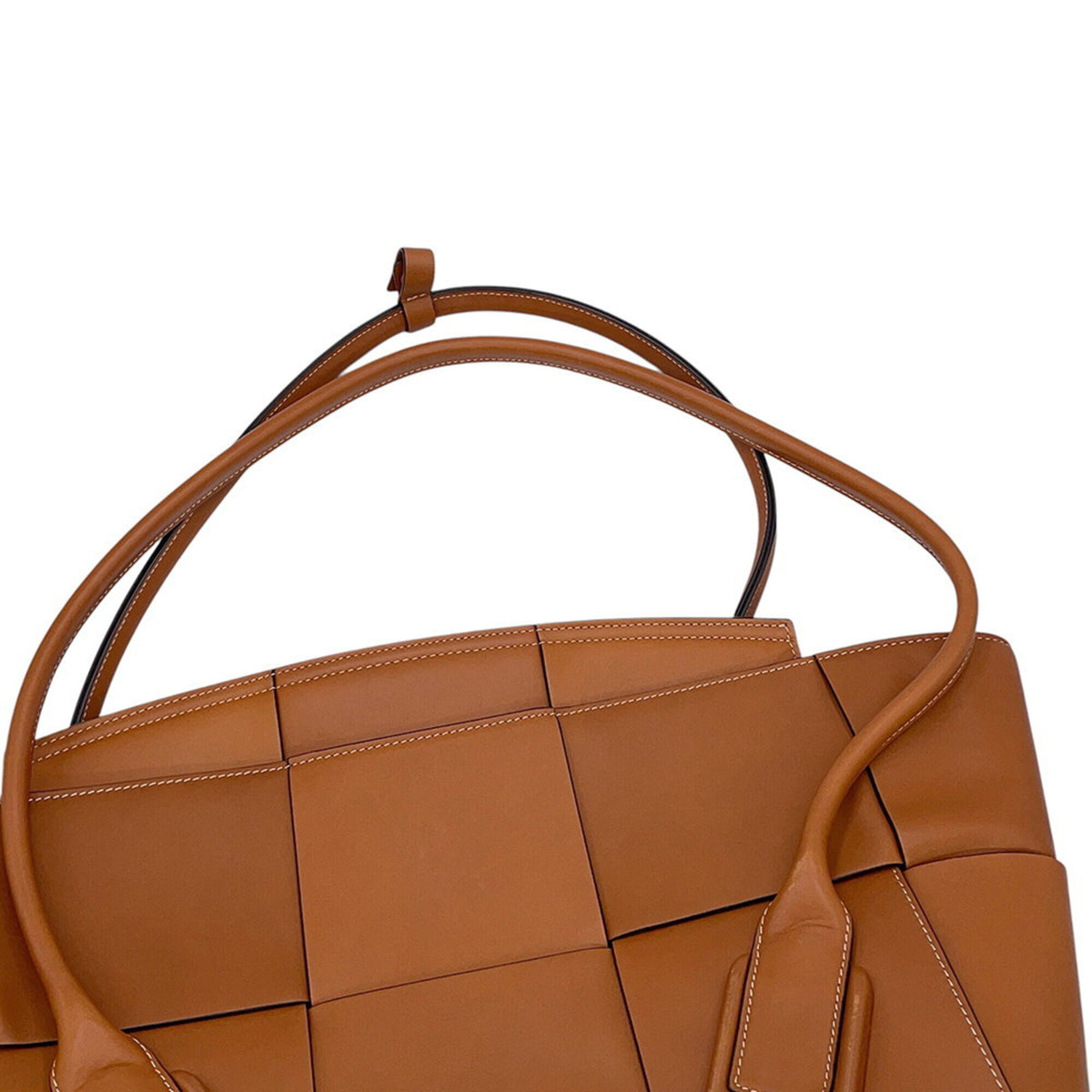 Bottega Veneta Brown Intrecciato Handbag Tote Bag (Pre-Owned)