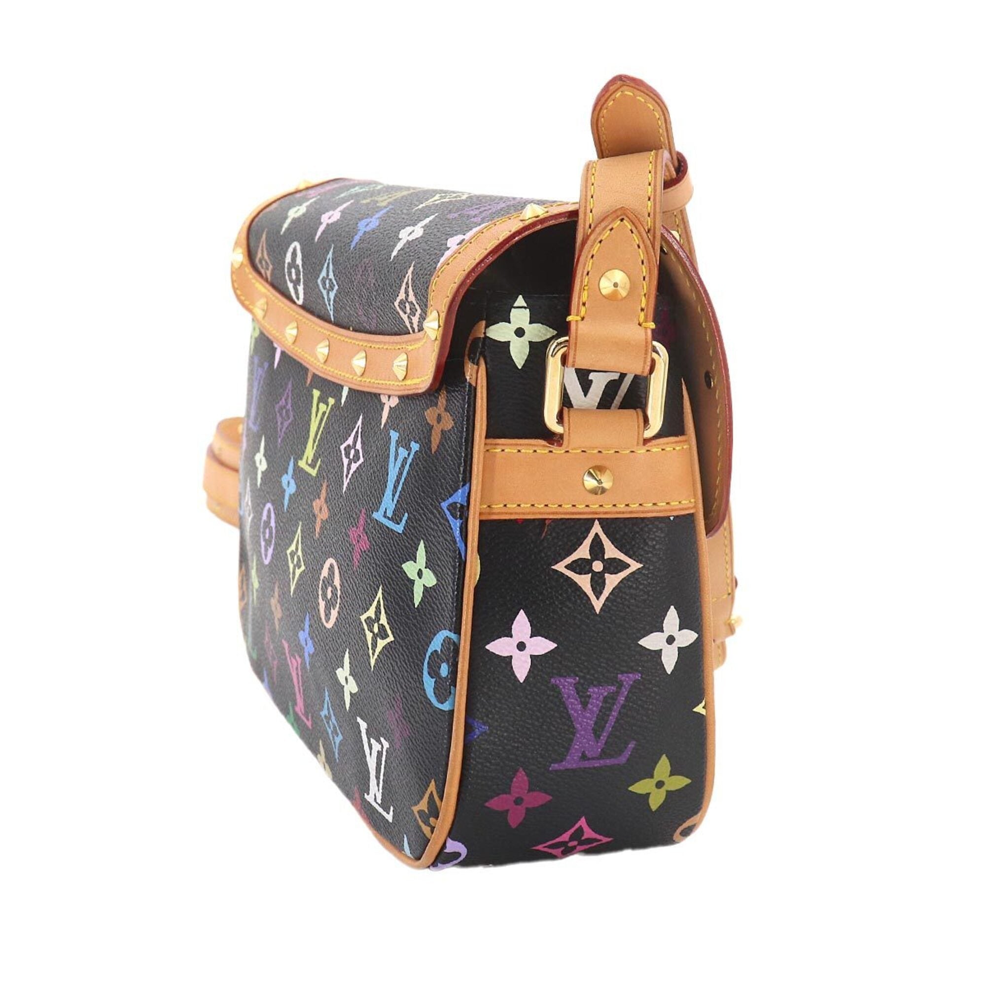 Louis Vuitton Multi-Color Noir Monogram Multicolore Shoulder Bag (Pre-Owned)