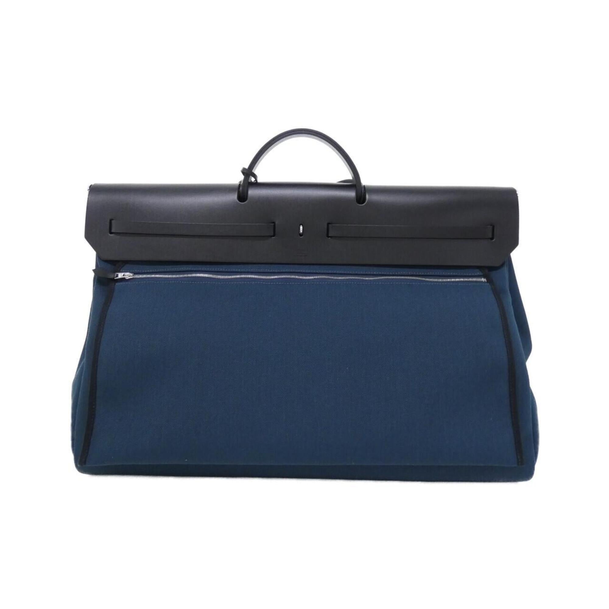 Hermes Black Blue Handbag Pouch (Pre-Owned)