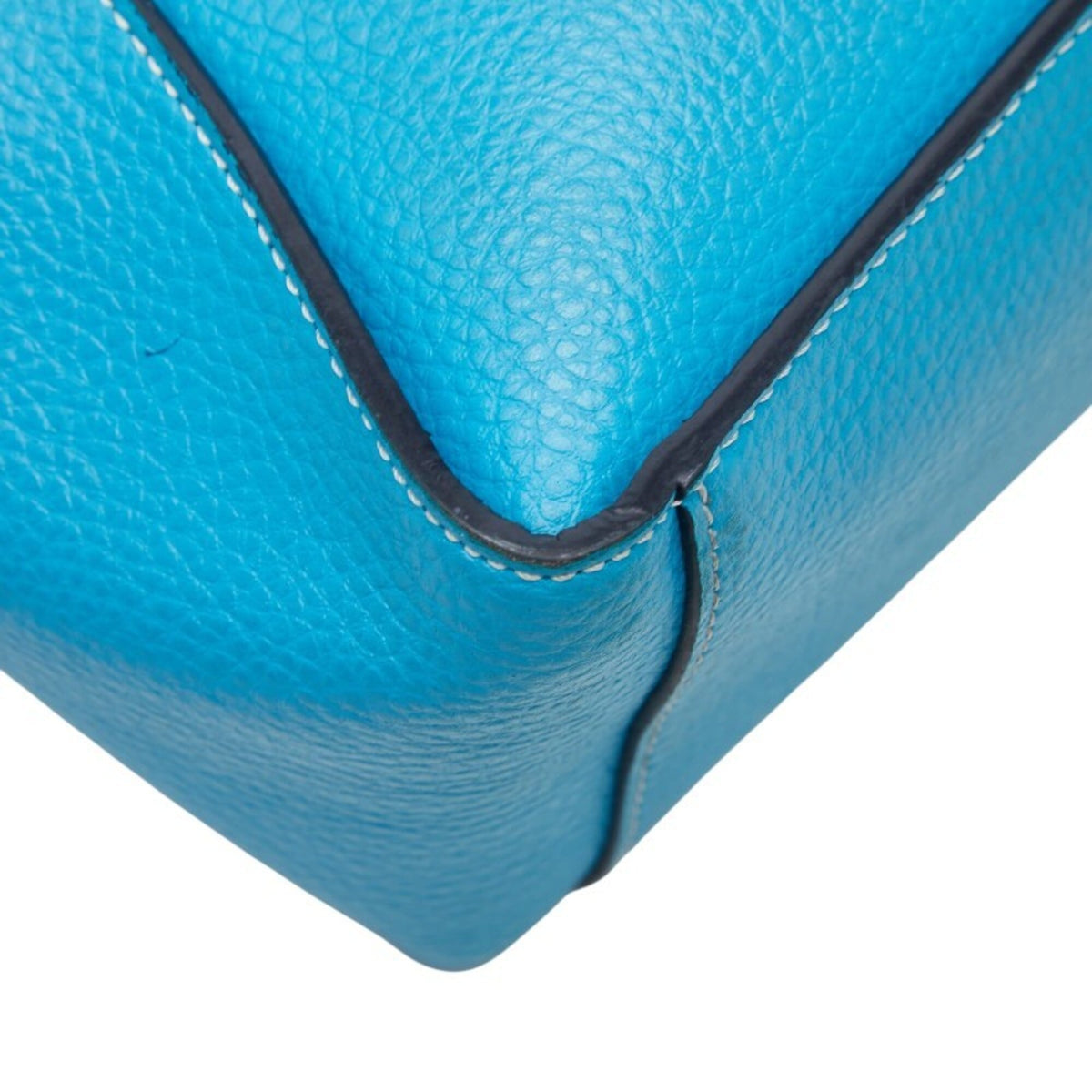 Stella Mccartney Blue Leather Handbag Shoulder Bag (Pre-Owned)