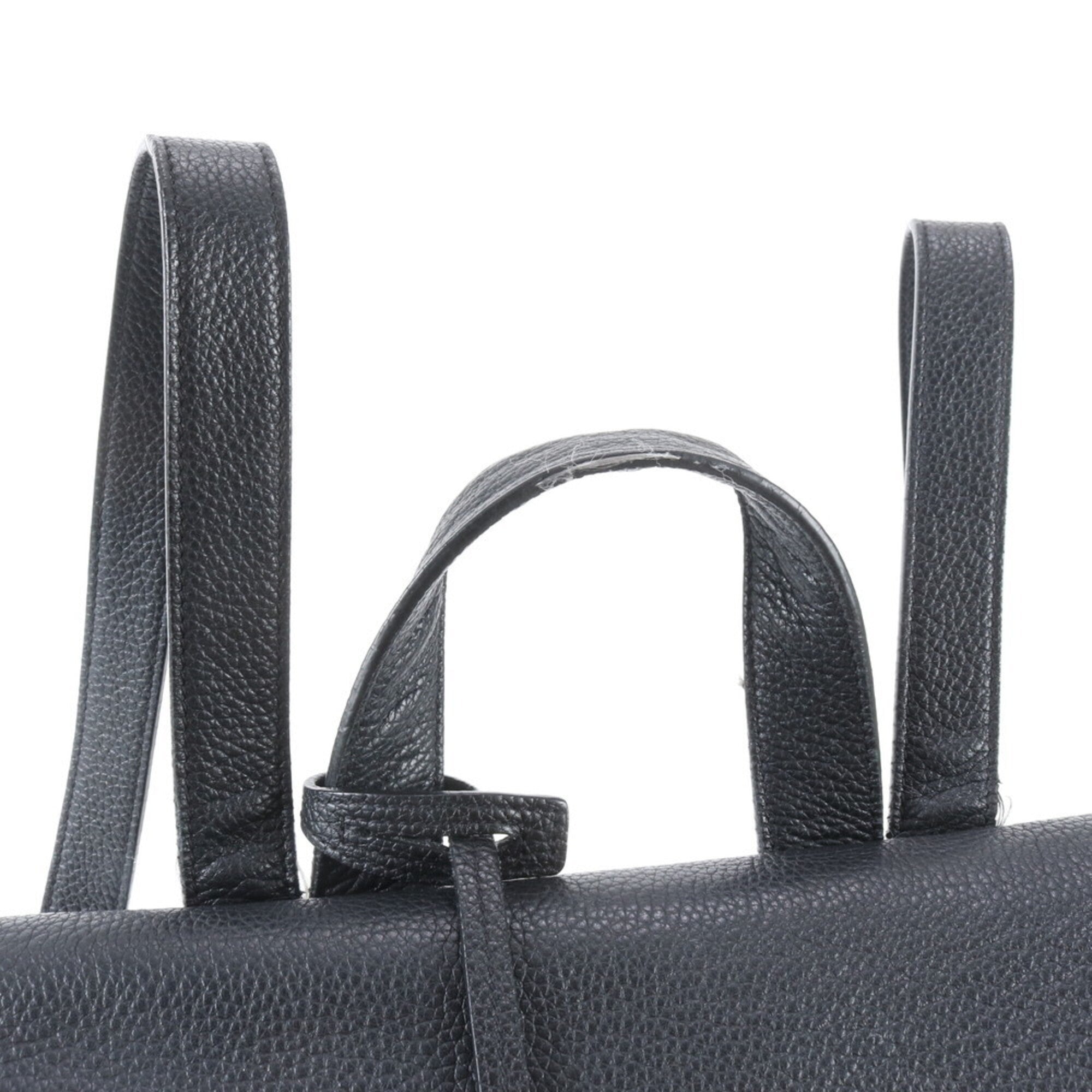 Saint Laurent Black Leather Backpack (Pre-Owned)