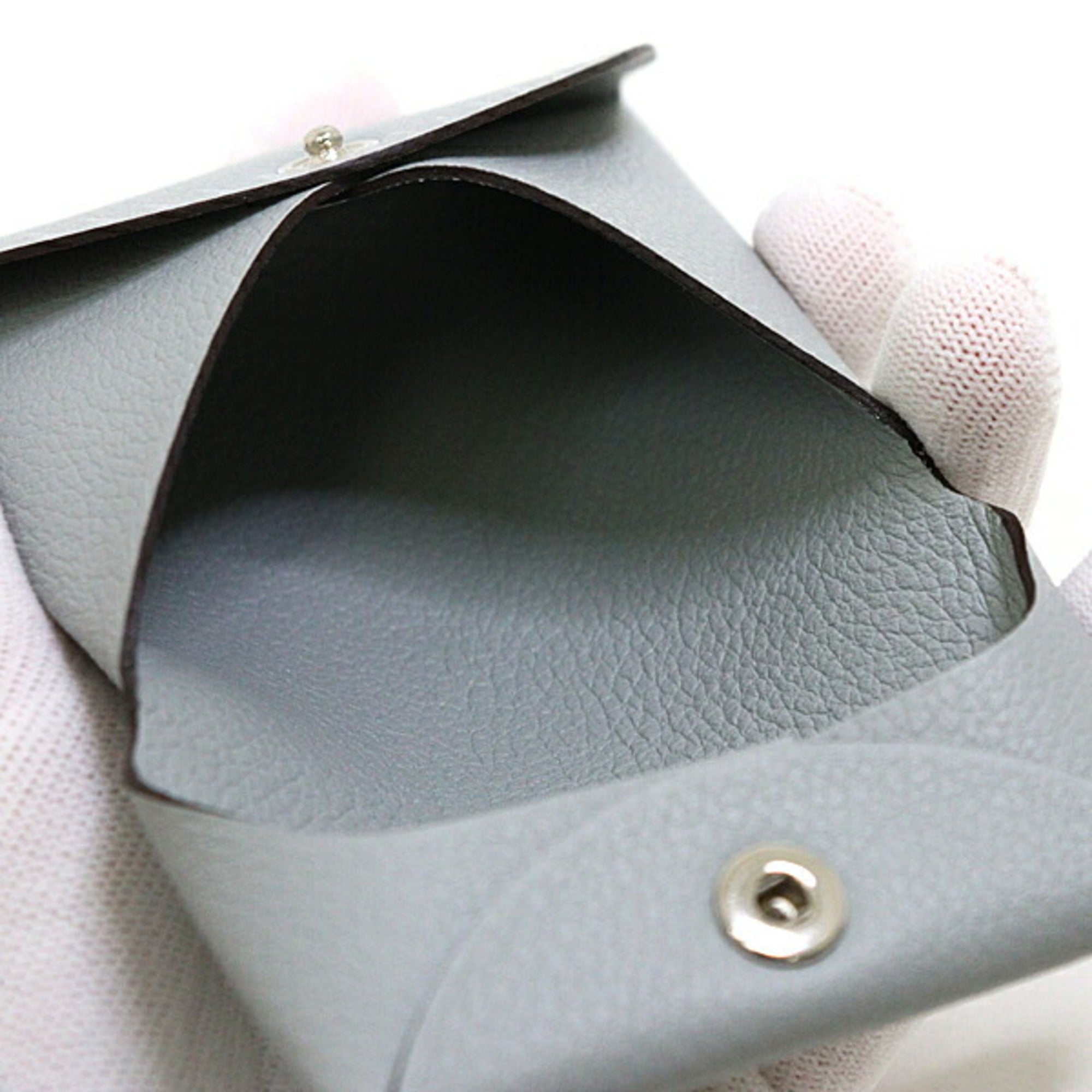Hermes Evercalf Leather Coin Purse/Coin Case (Pre-Owned)