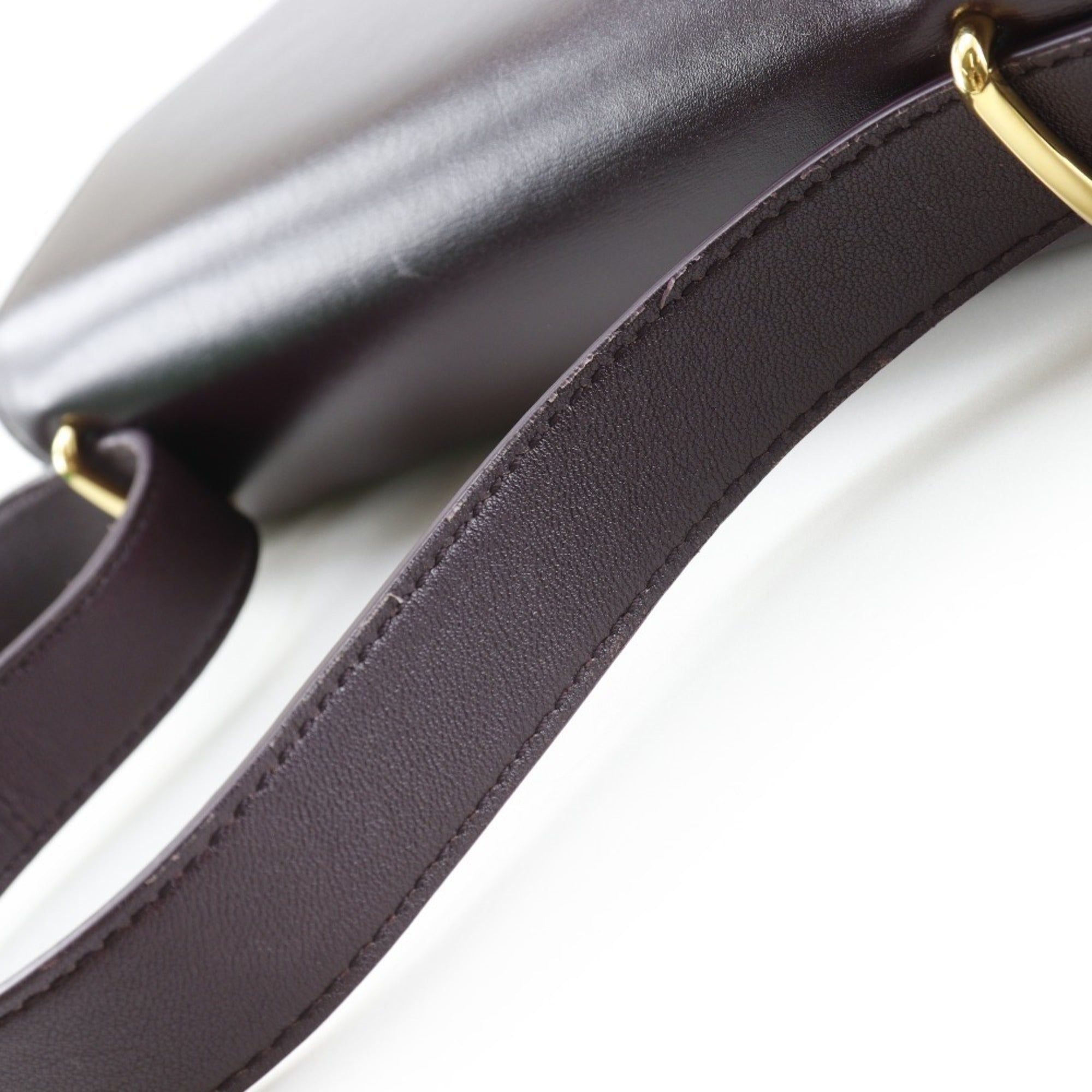 Bottega Veneta Purple Leather Shoulder Bag (Pre-Owned)