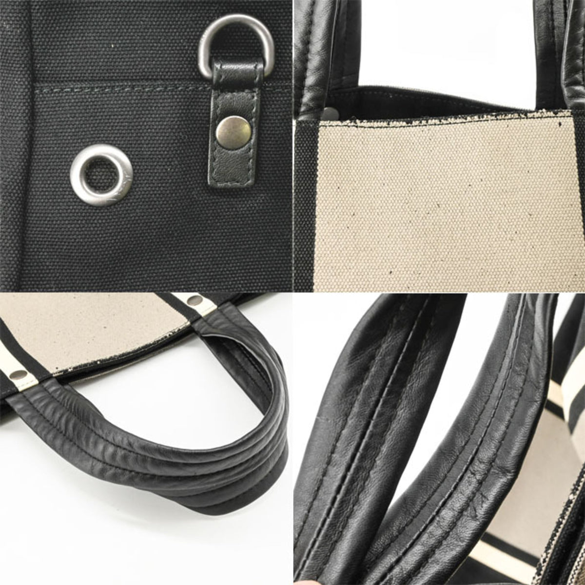 Bottega Veneta Black Canvas Shoulder Bag (Pre-Owned)