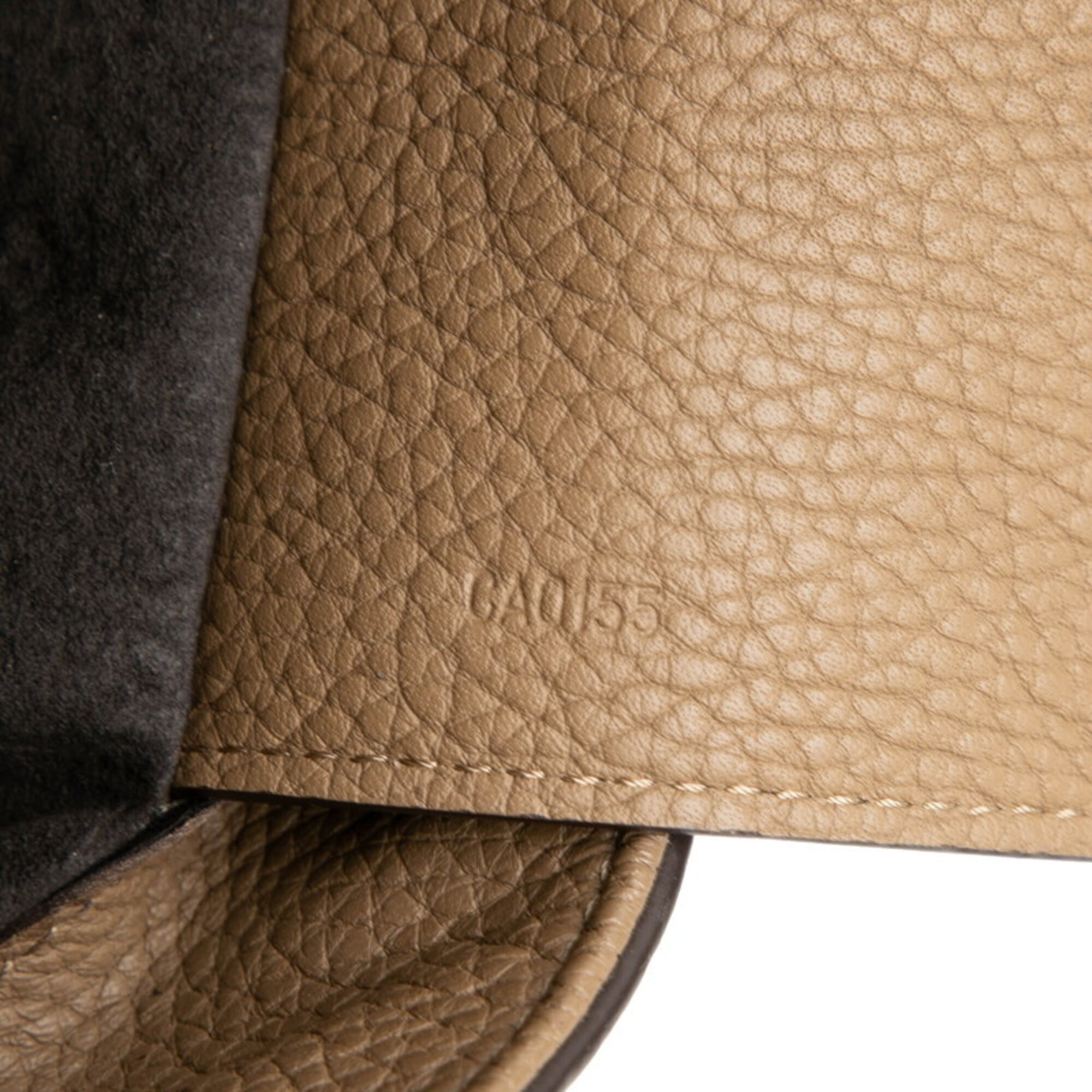 Louis Vuitton Brown Leather Shoulder Bag Tote Bag (Pre-Owned)