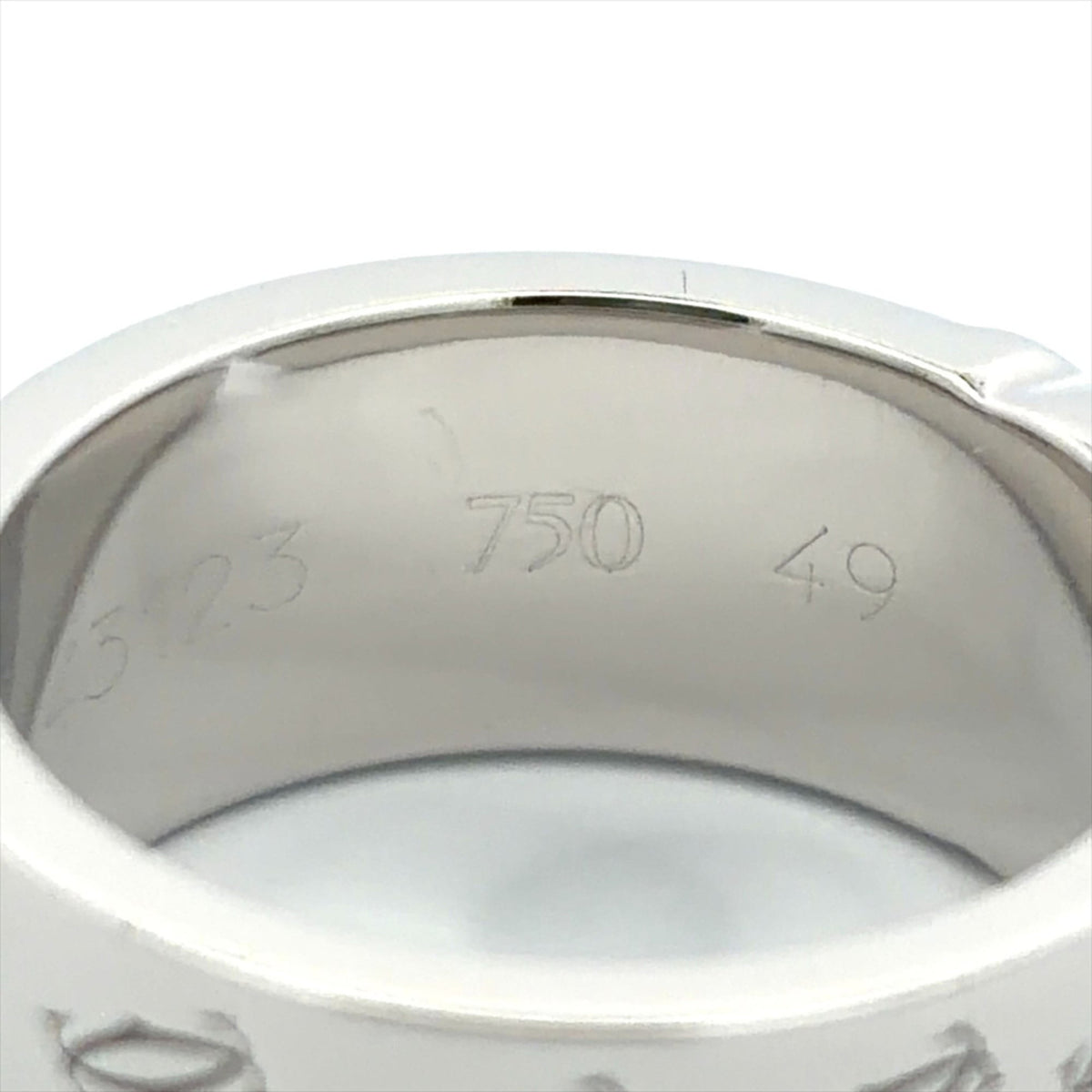 Cartier White Gold White Gold (18K) Band Ring (Pre-Owned)