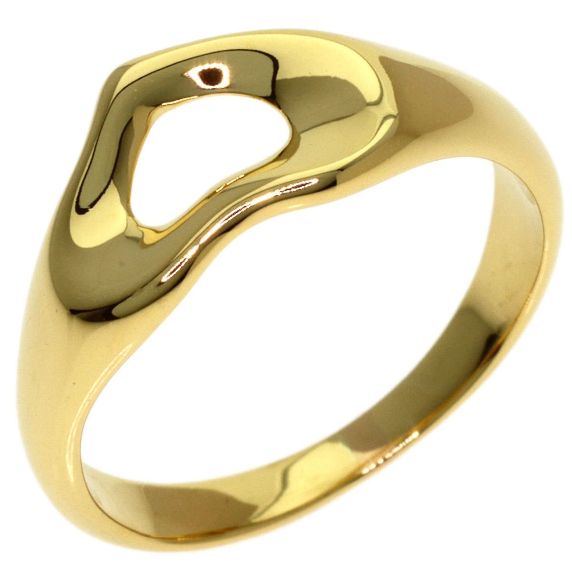 Tiffany Open Heart Yellow Band Ring (Pre-Owned)