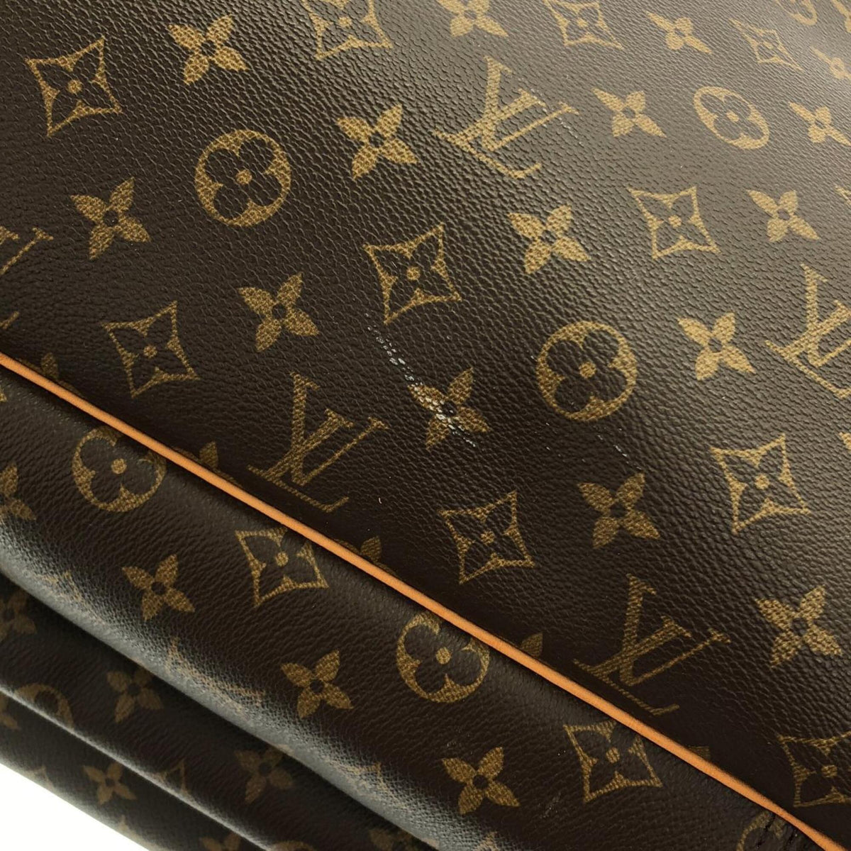 Louis Vuitton Brown Coated Canvas Boston Bag (Pre-Owned)