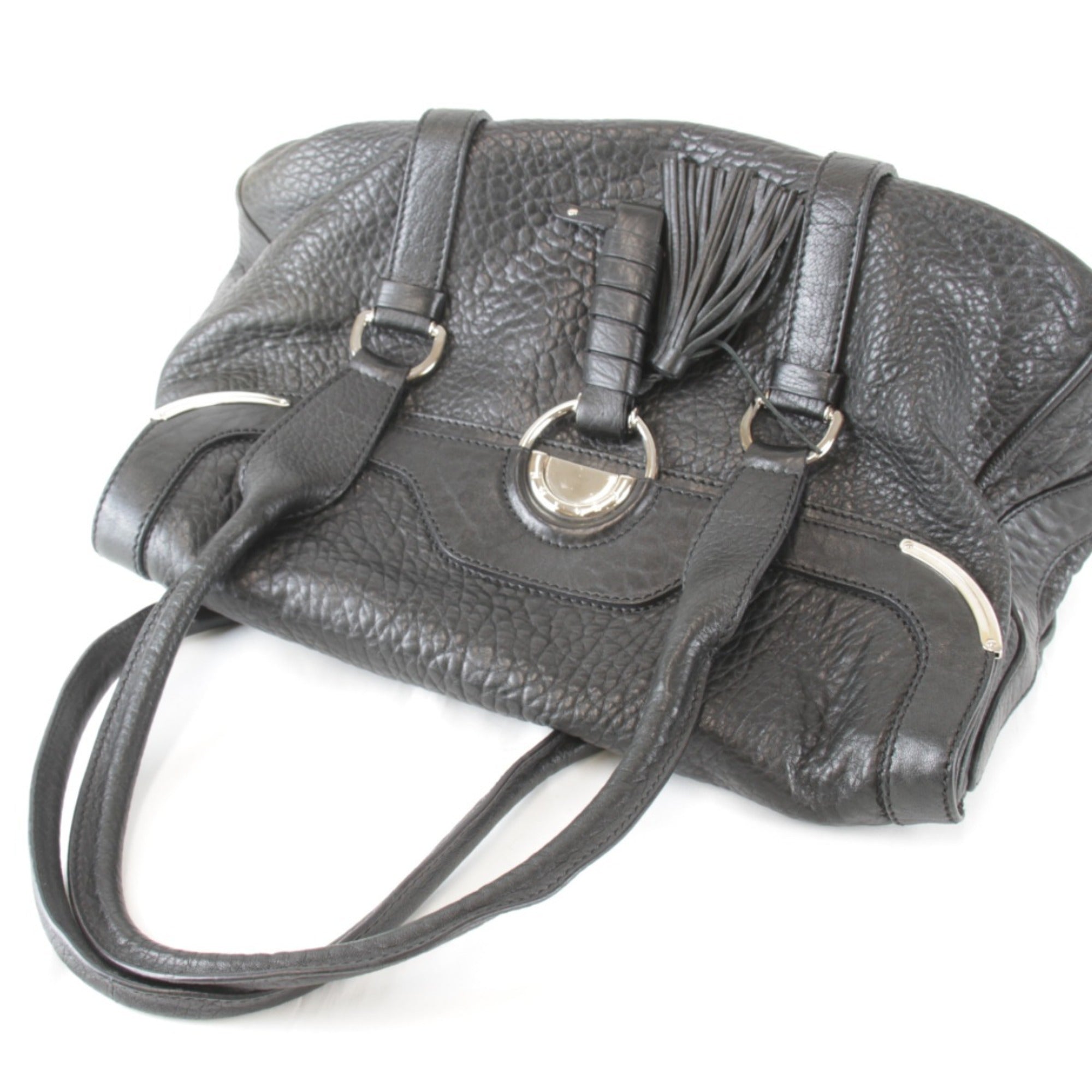 Celine Black Leather Tote Bag (Pre-Owned)