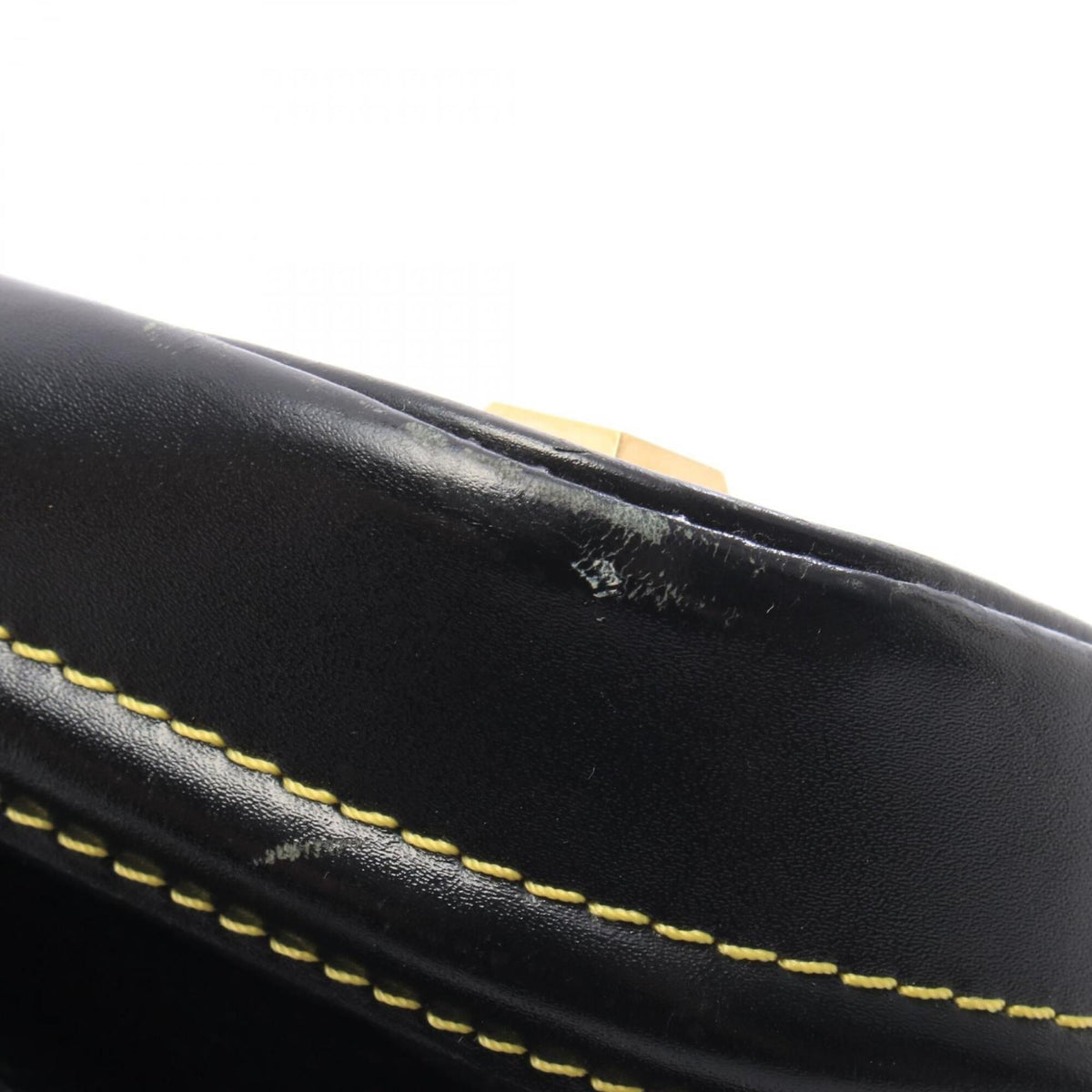 Louis Vuitton Black Leather Handbag (Pre-Owned)