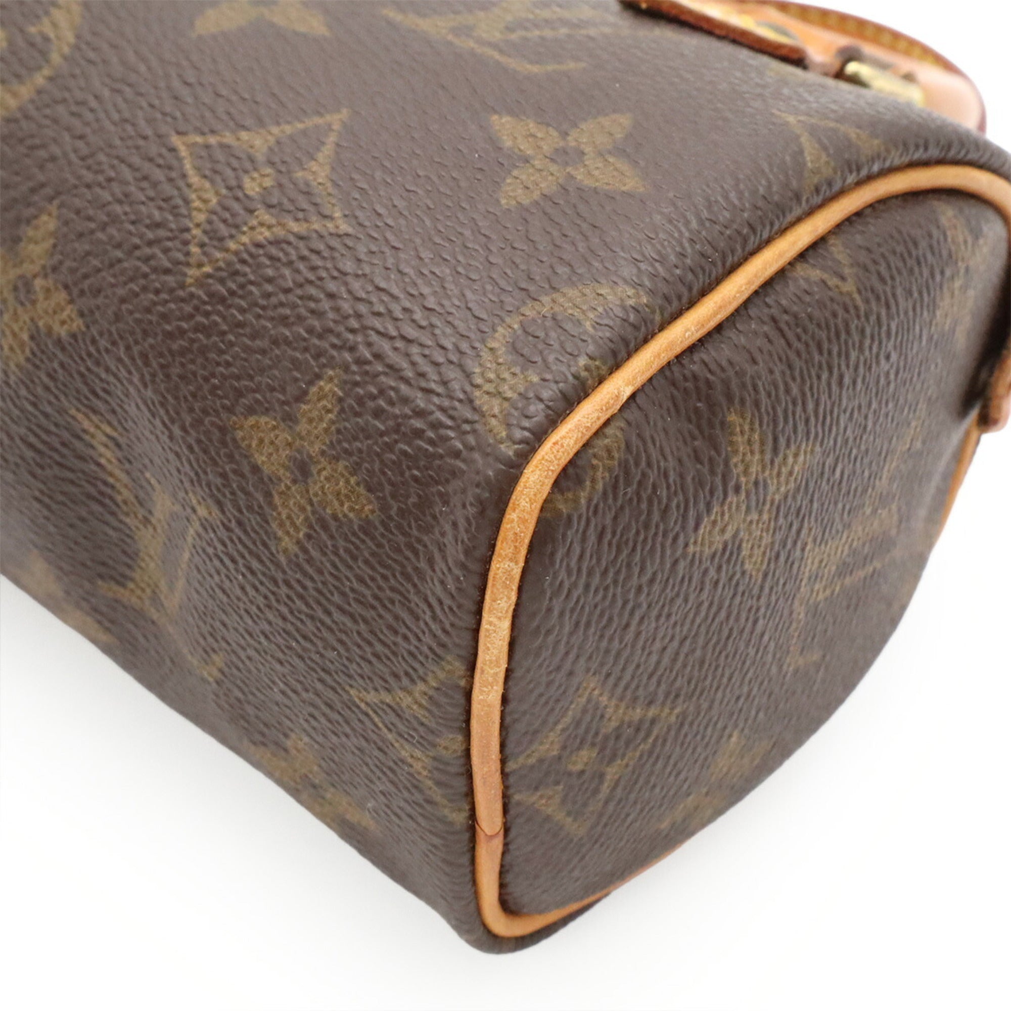Louis Vuitton Brown Monogram Mini Handbag Pouch Shoulder Bag (Pre-Owned)