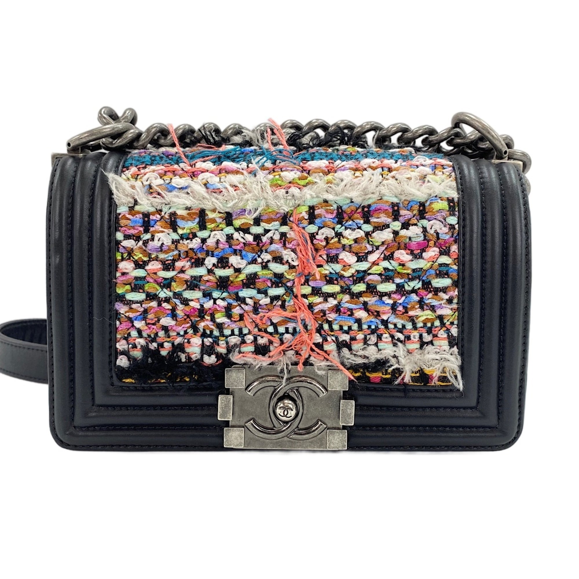 Chanel Boy Chanel Multi-Color Shoulder Bag (Pre-Owned)
