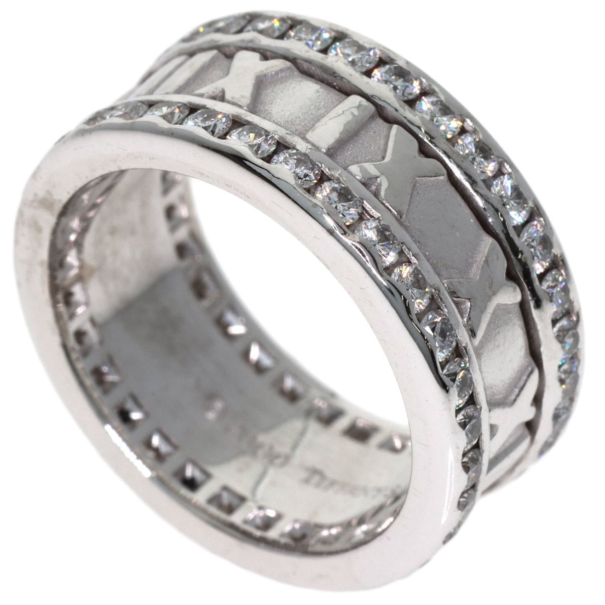 Tiffany White Gold (18K) Band Ring (Pre-Owned)