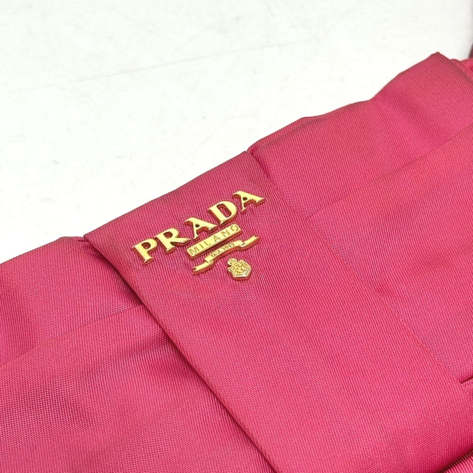 Prada Pink Nylon Pouch (Pre-Owned)