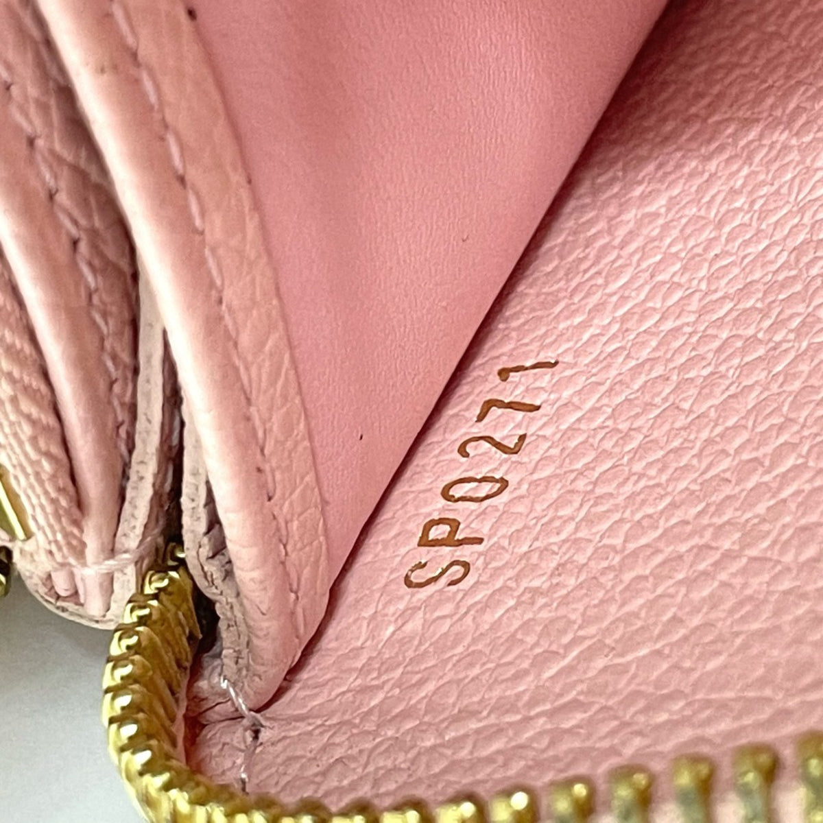 Louis Vuitton Monogram Empreinte Pink Monogram Empreinte Long Wallet (Bi-Fold) (Pre-Owned)