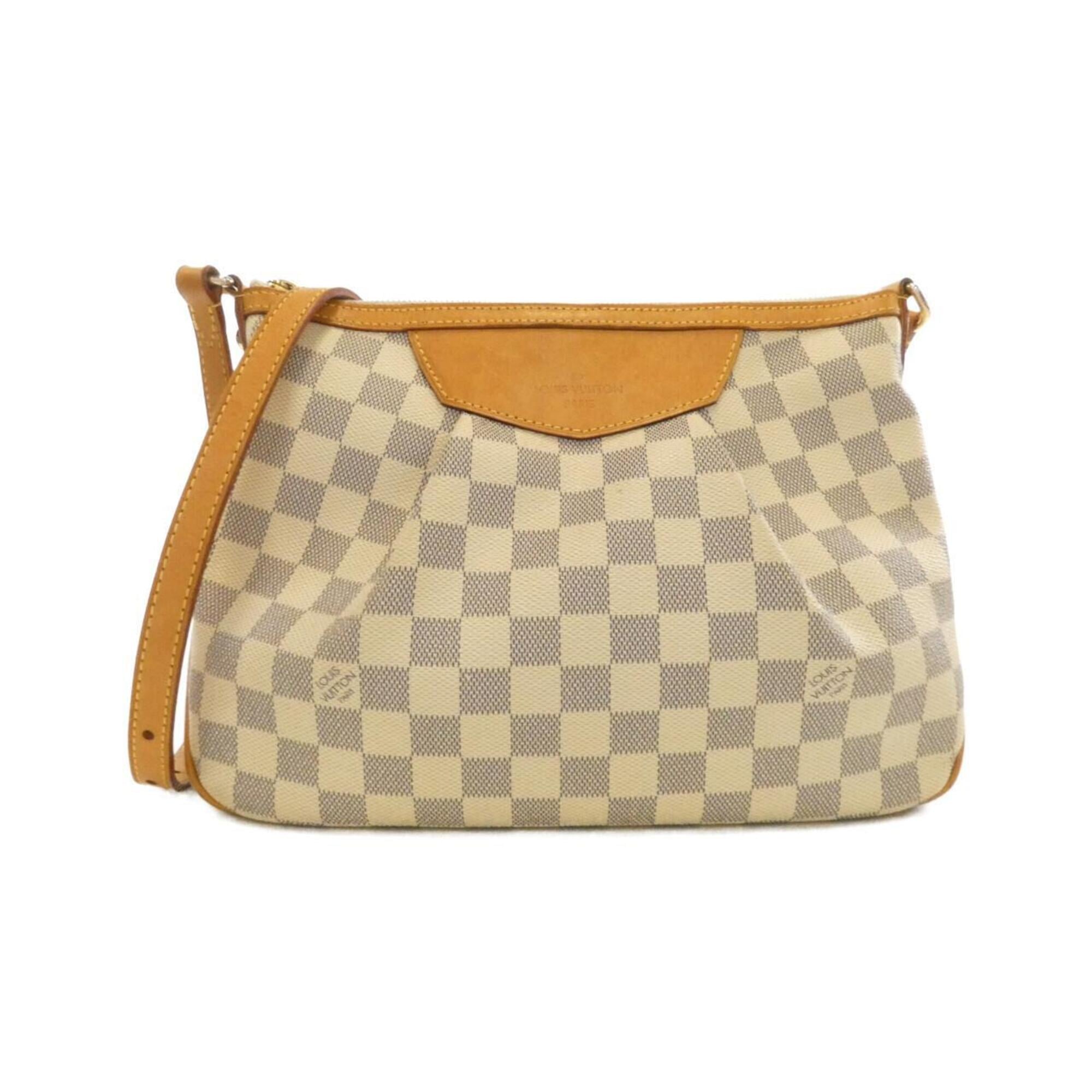Louis Vuitton Azur Coated Canvas Shoulder Bag (Pre-Owned)