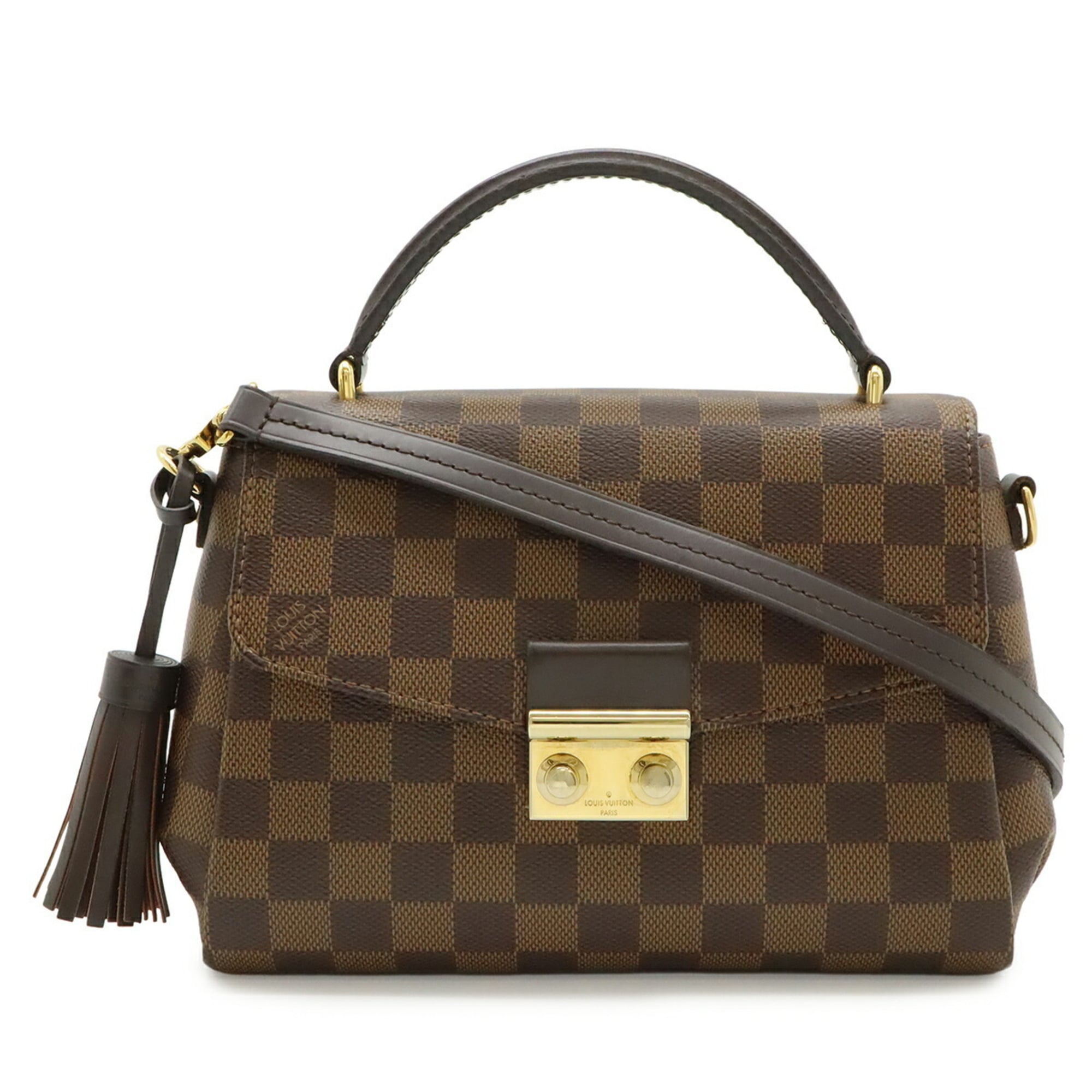 Louis Vuitton Damier Brown Pvc Handbag Shoulder Bag (Pre-Owned)