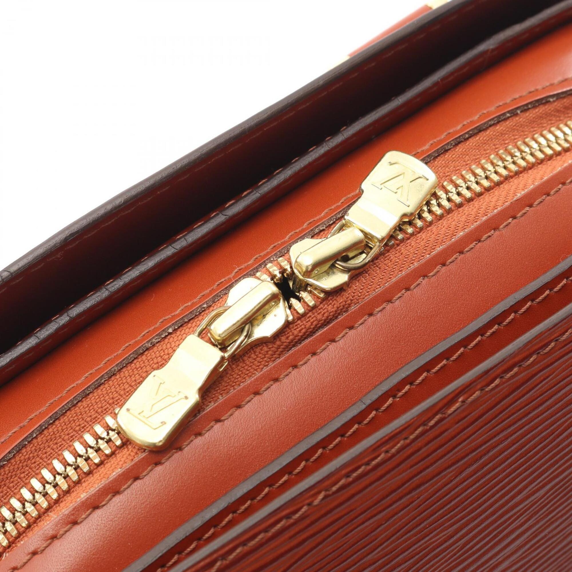 Louis Vuitton Brown Kenyan Brown Epi Leather Handbag (Pre-Owned)