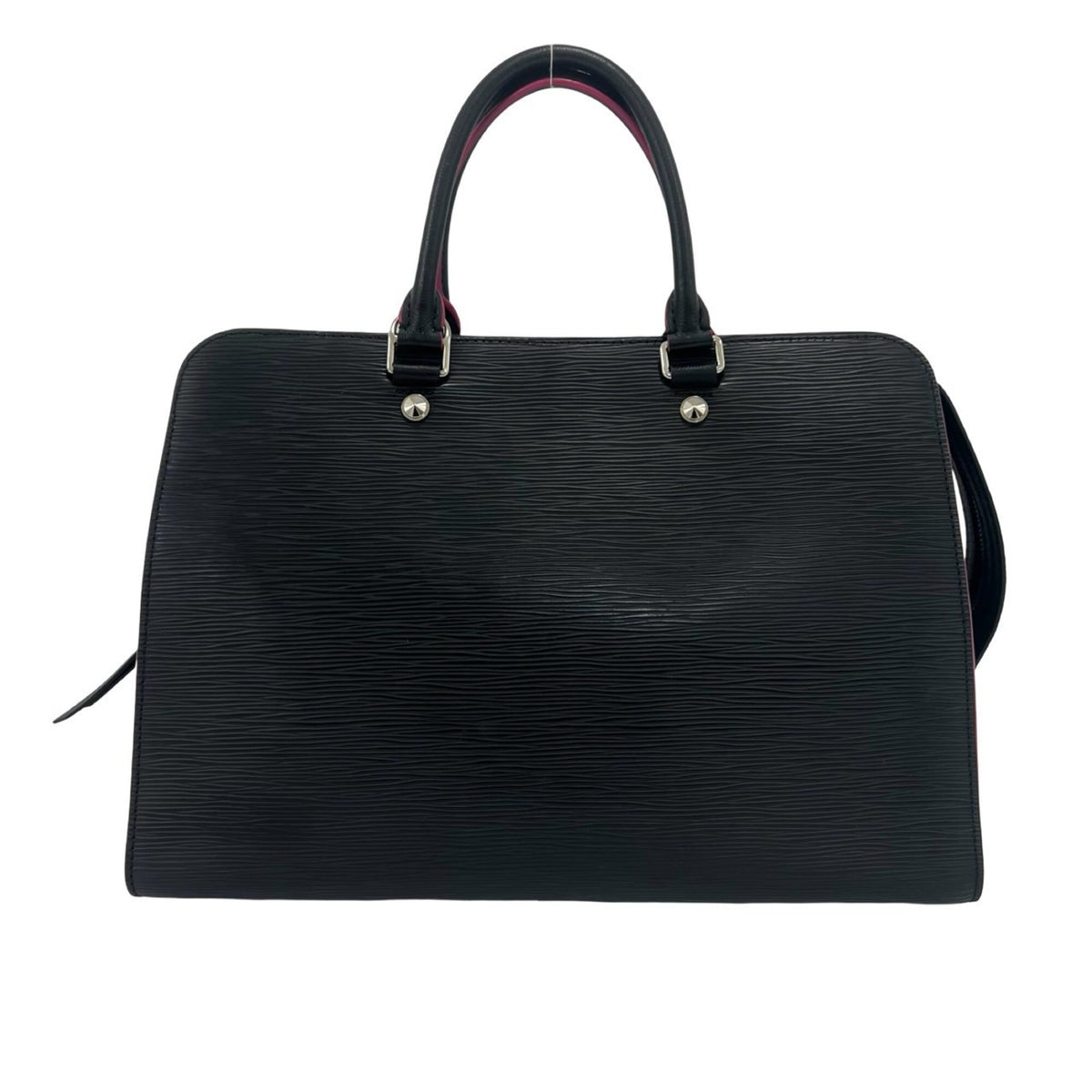 Louis Vuitton Black Pink Leather Handbag Shoulder Bag (Pre-Owned)