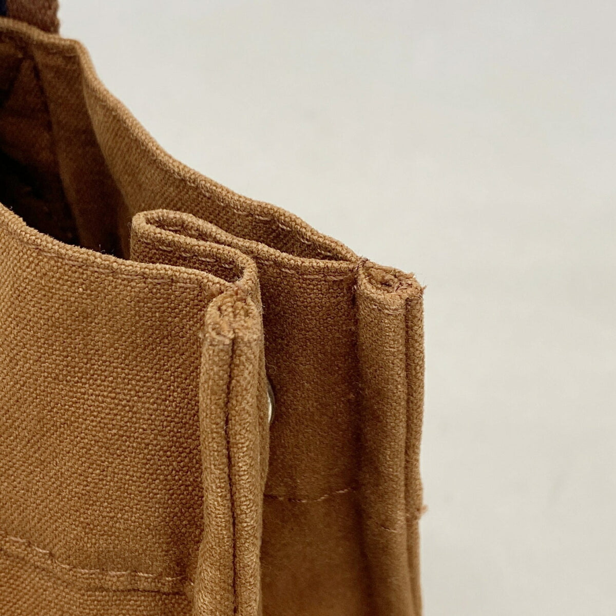 Hermes Brown Canvas Tote Bag (Pre-Owned)